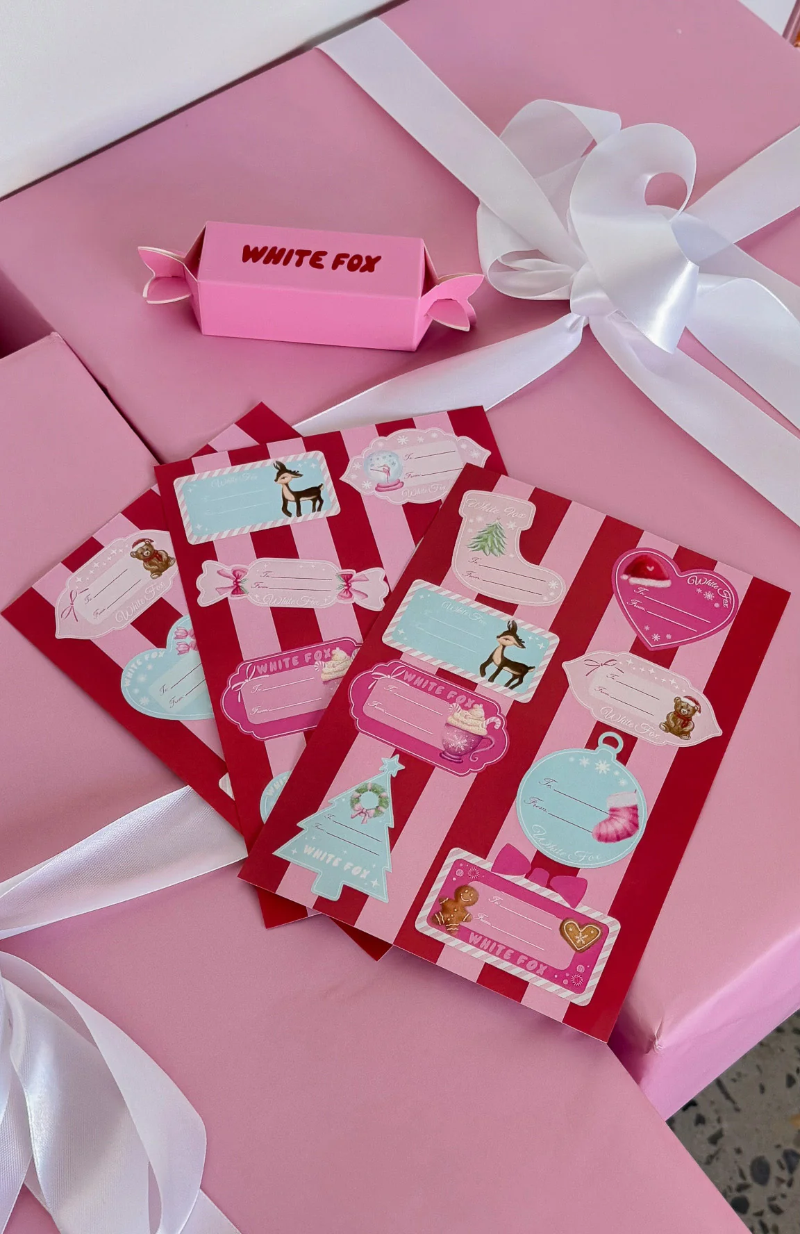 Christmas Gift Sticker 24 Pack Mixed