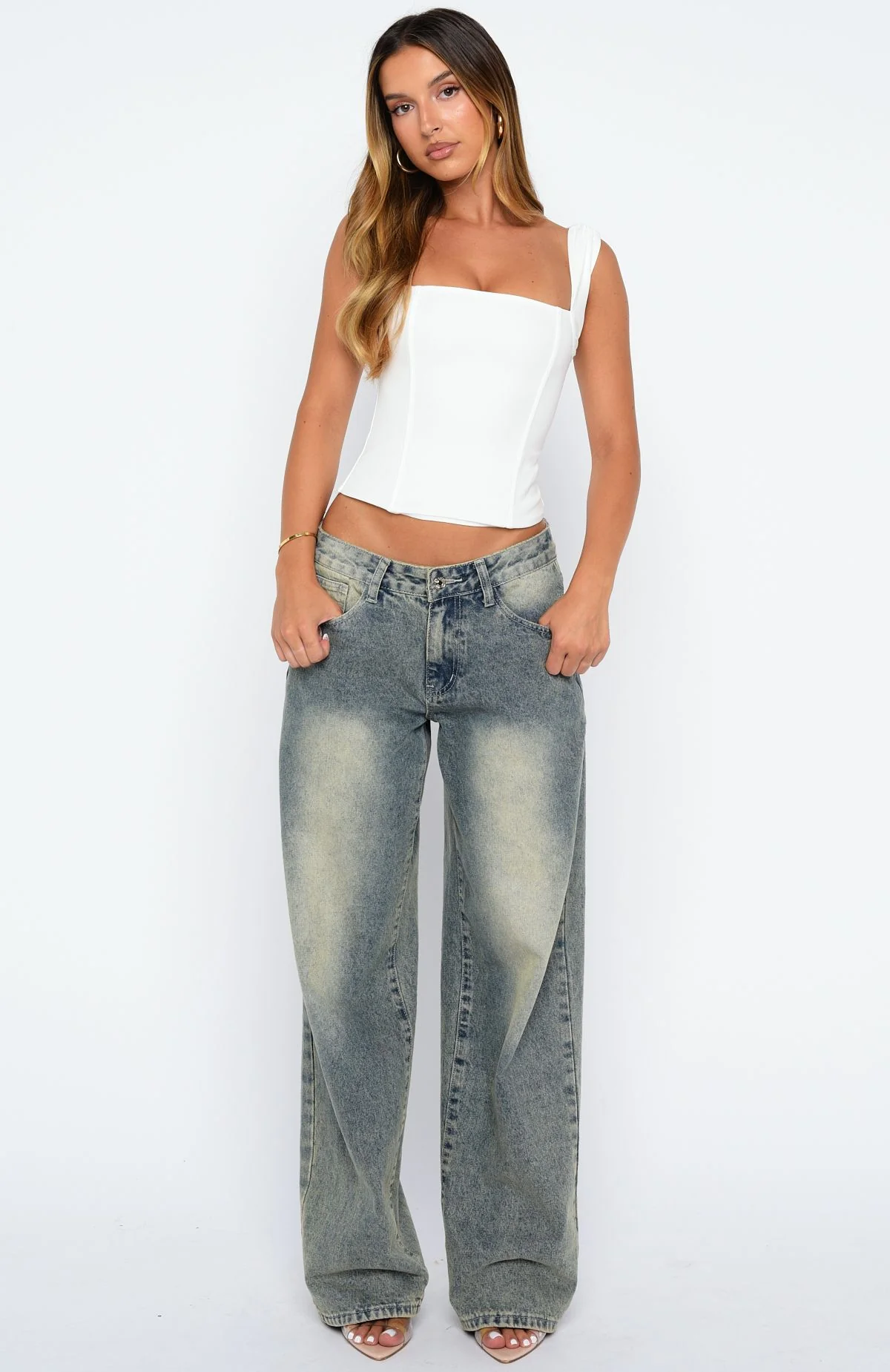 Forever Life Bustier Off White