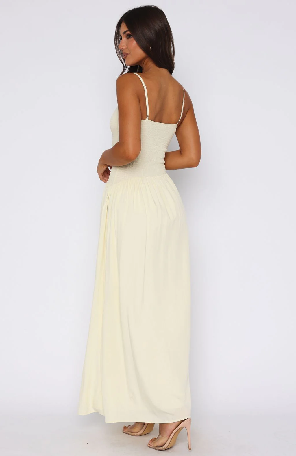 Too Many Questions Maxi Dress Lemon
