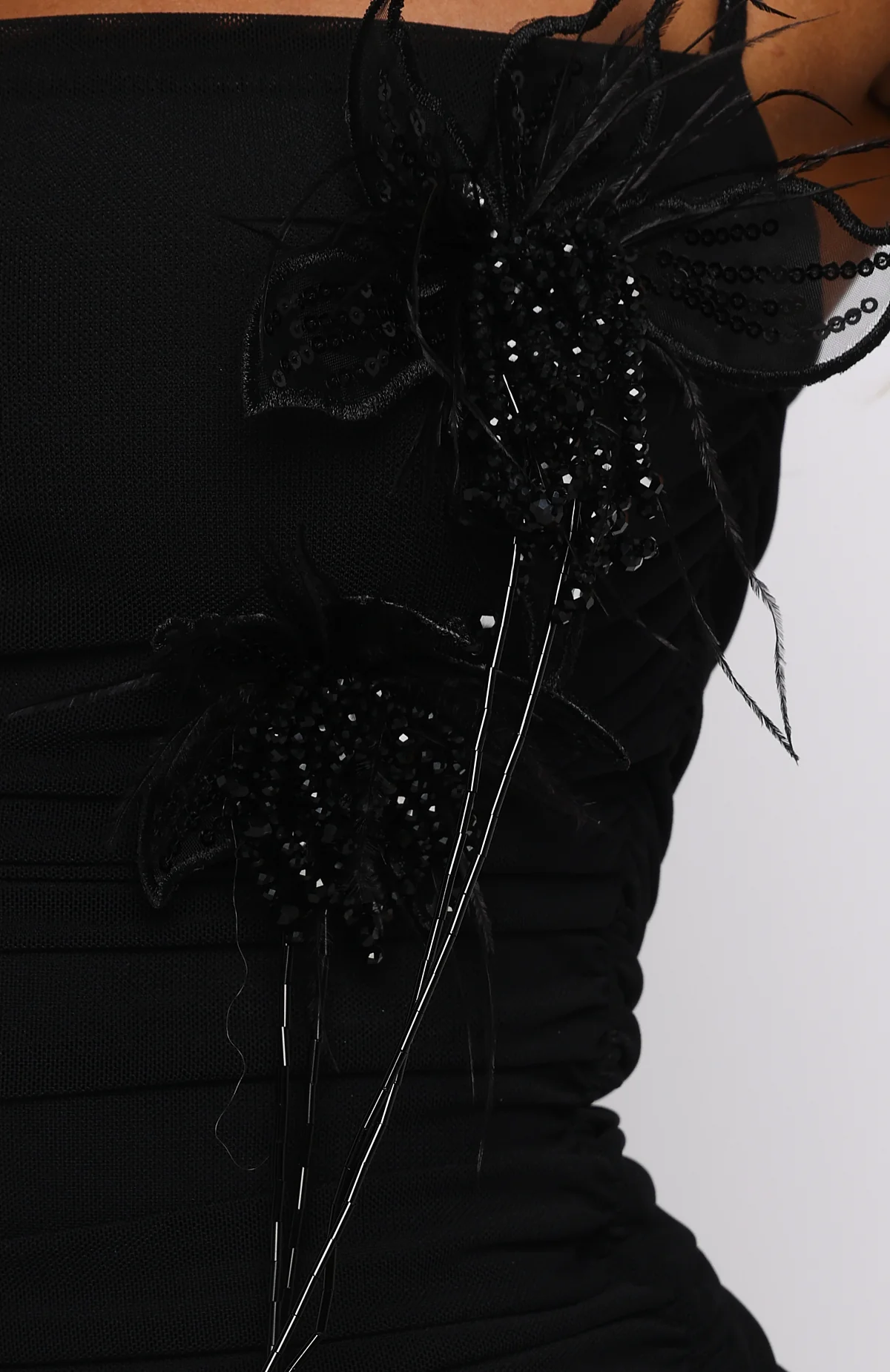 Over Drive Mini Dress Black