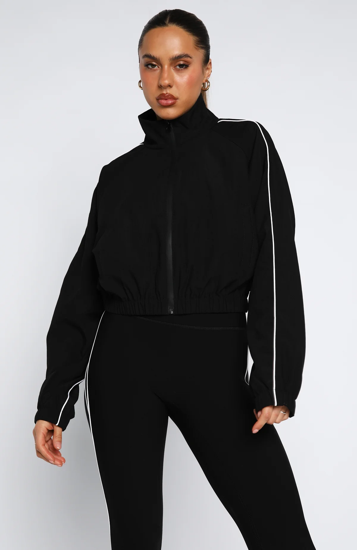 Victory Jacket Black/White