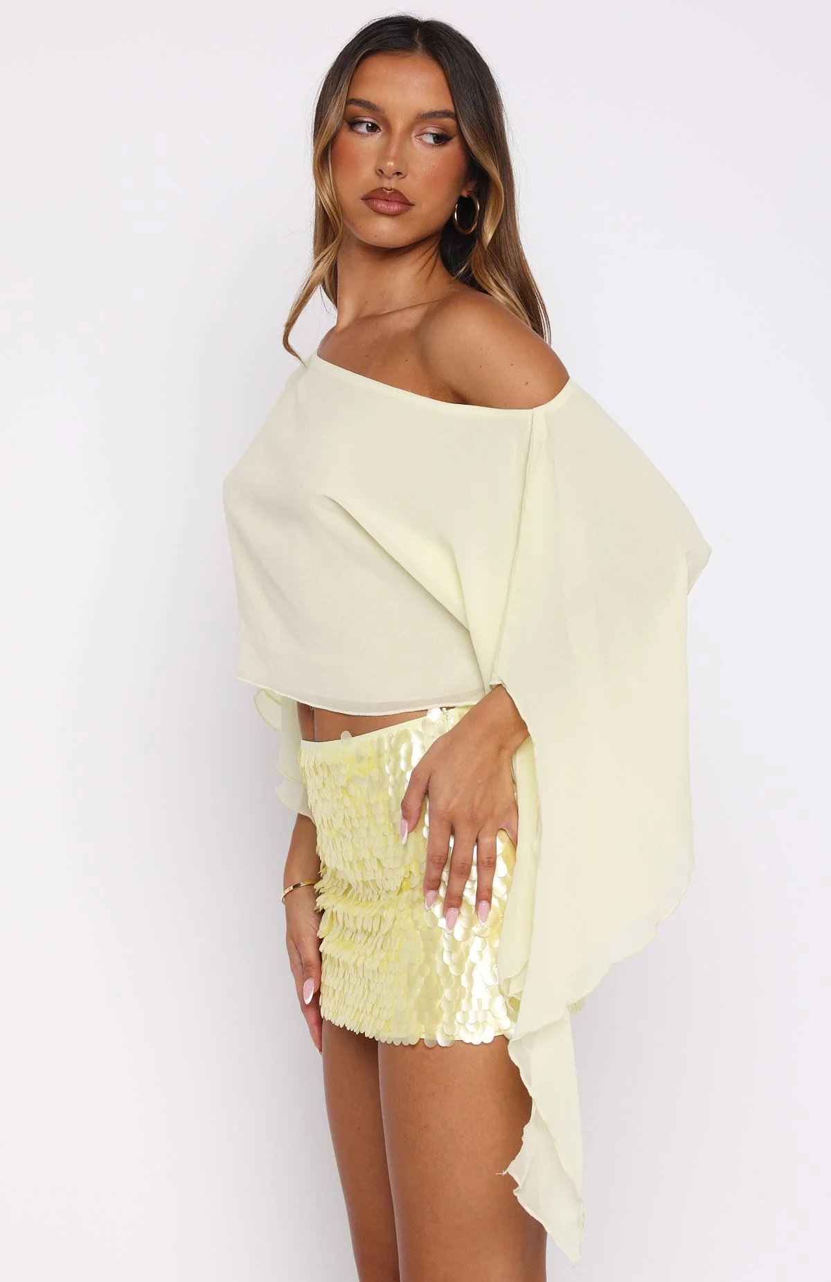 Static Heart Top Lemon