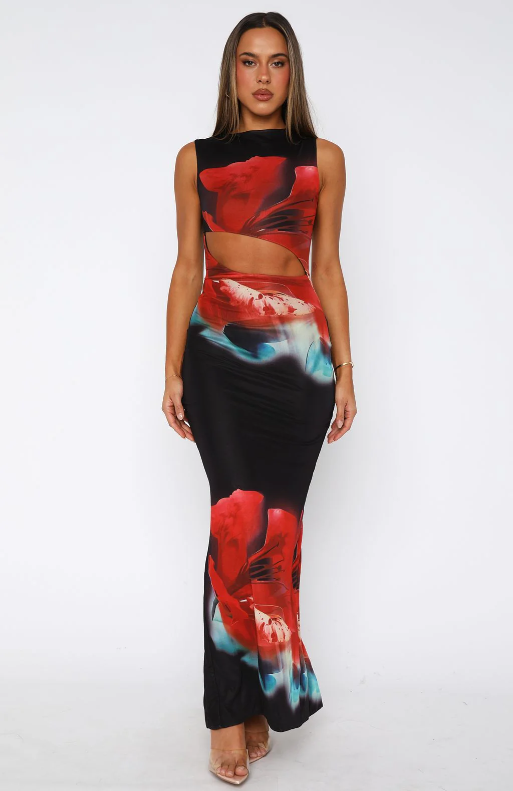 Scared To Start Maxi Dress Fire Lily