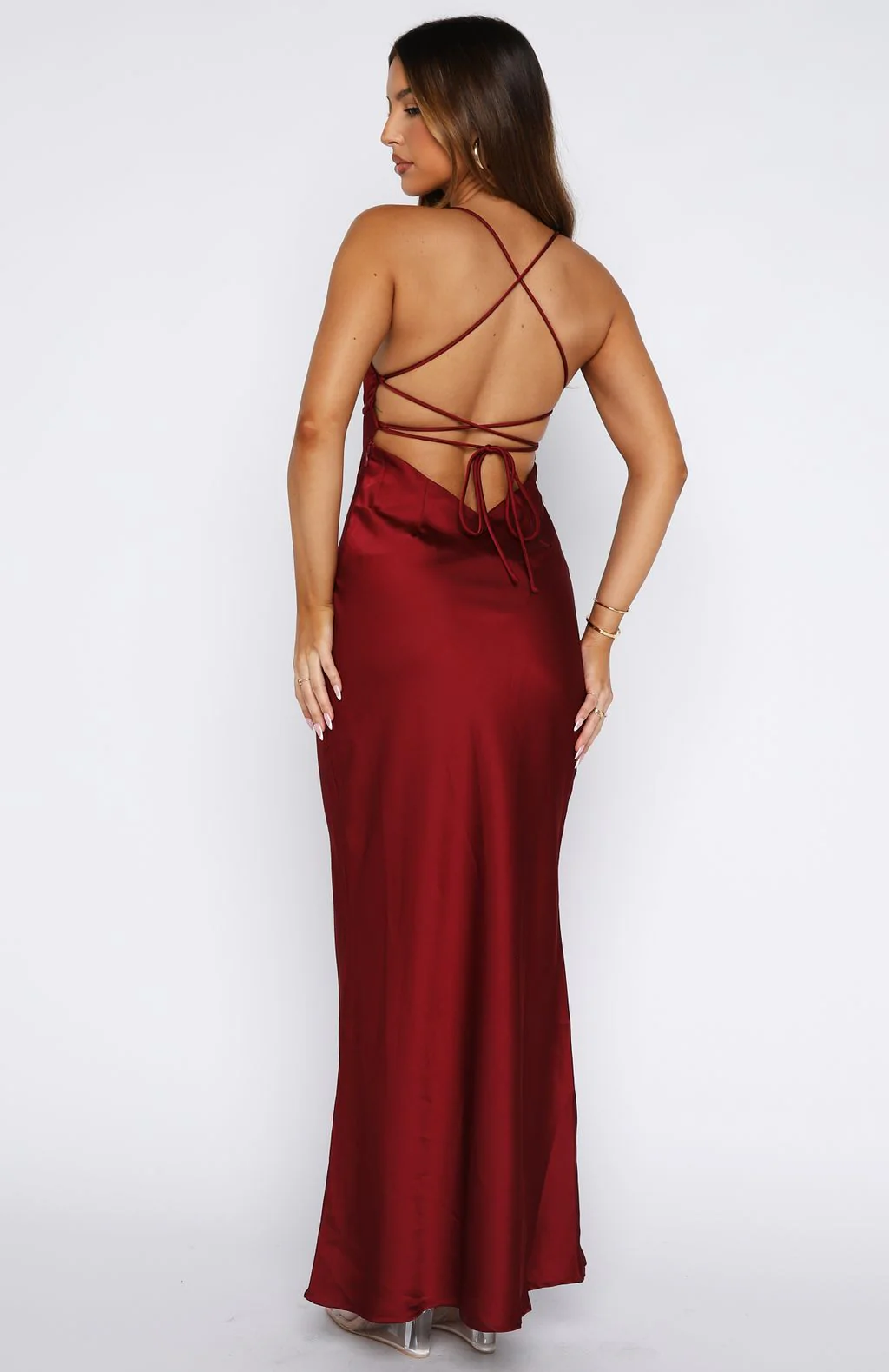 It's Not The Same Maxi Dress Burgundy