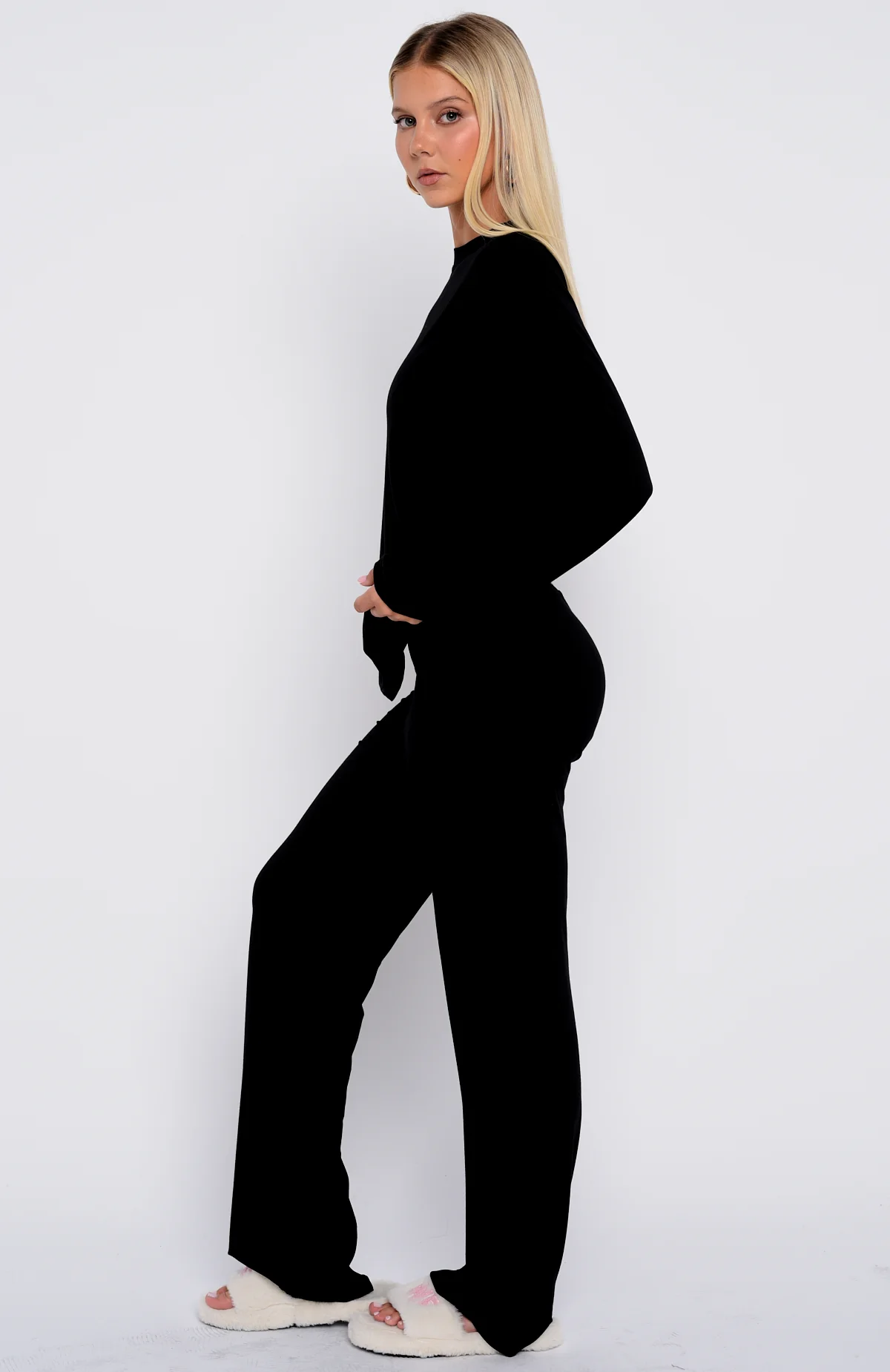 Slow Life Pyjama Pants Black