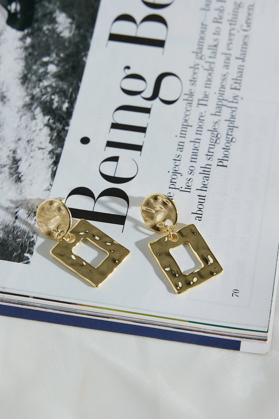 Woman Of The House Earrings Gold