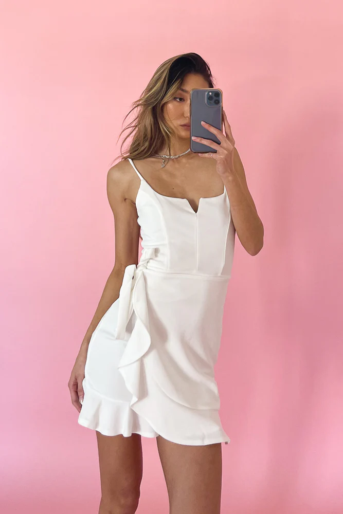 Dahlia Ruffle Wrap Dress