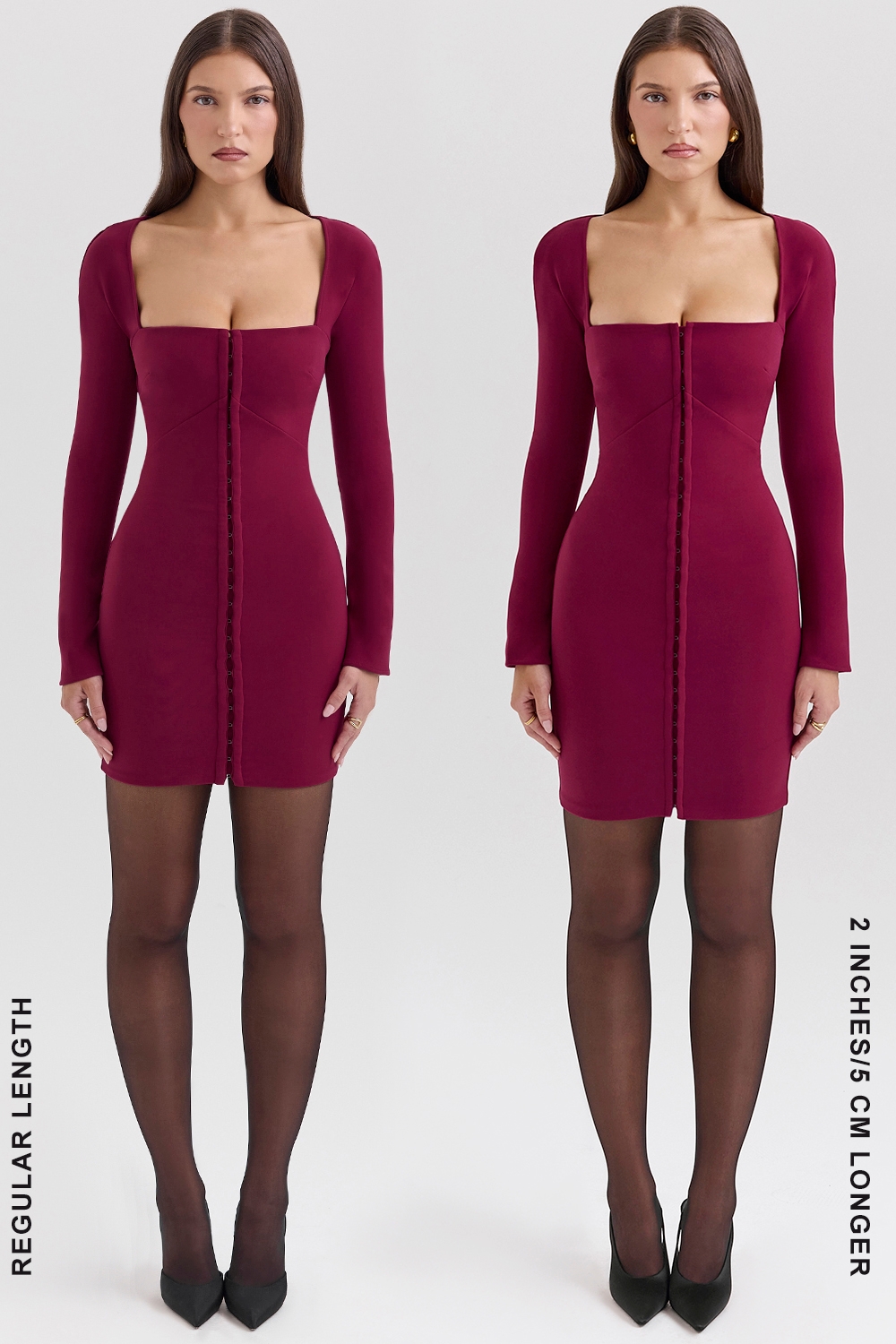 Berry Bodycon Mini Dress