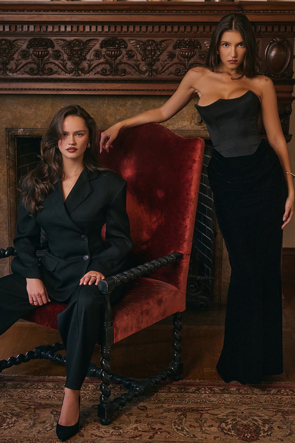 Black Hourglass Blazer