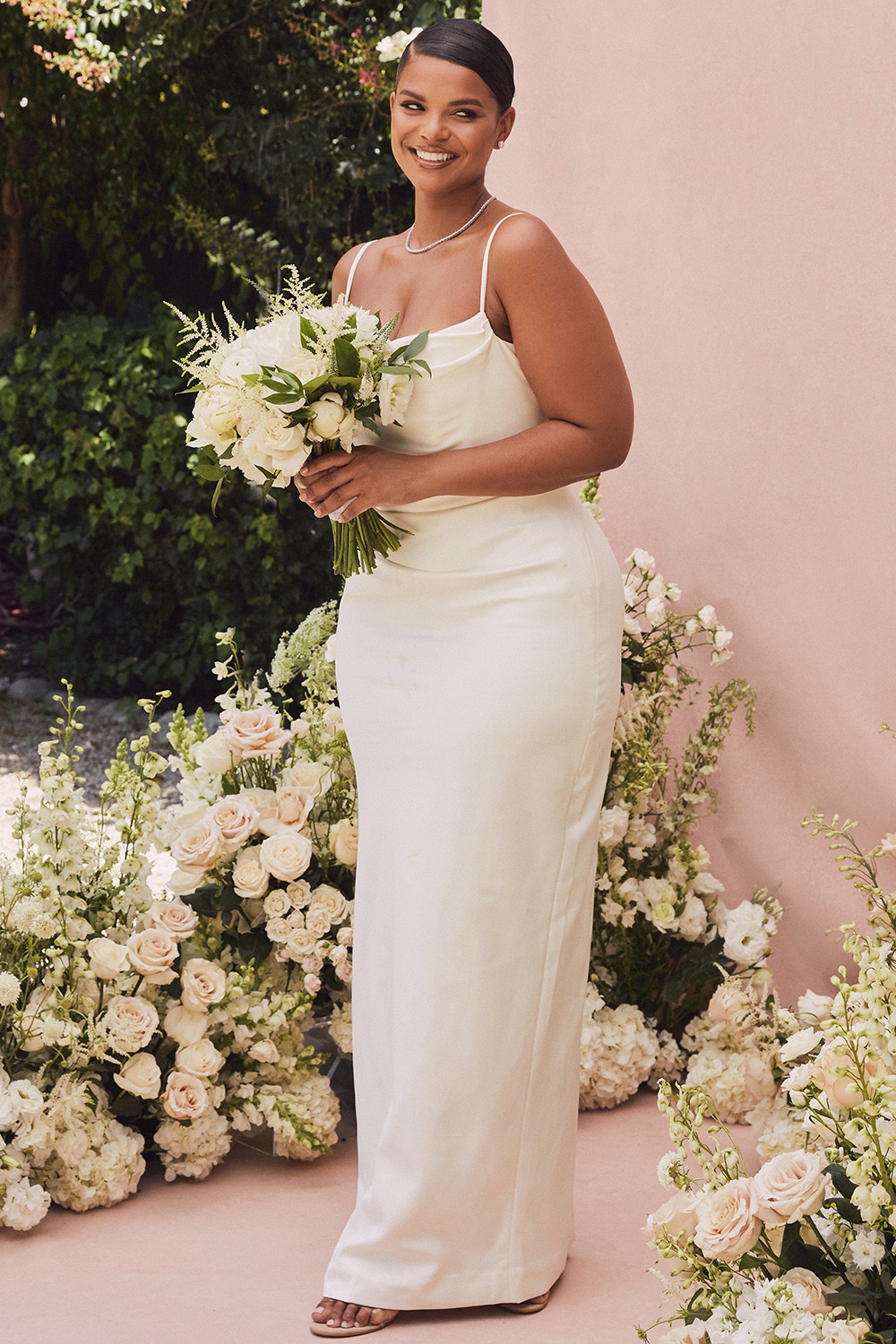 Ivory Draped Bridal Gown - Limited Edition