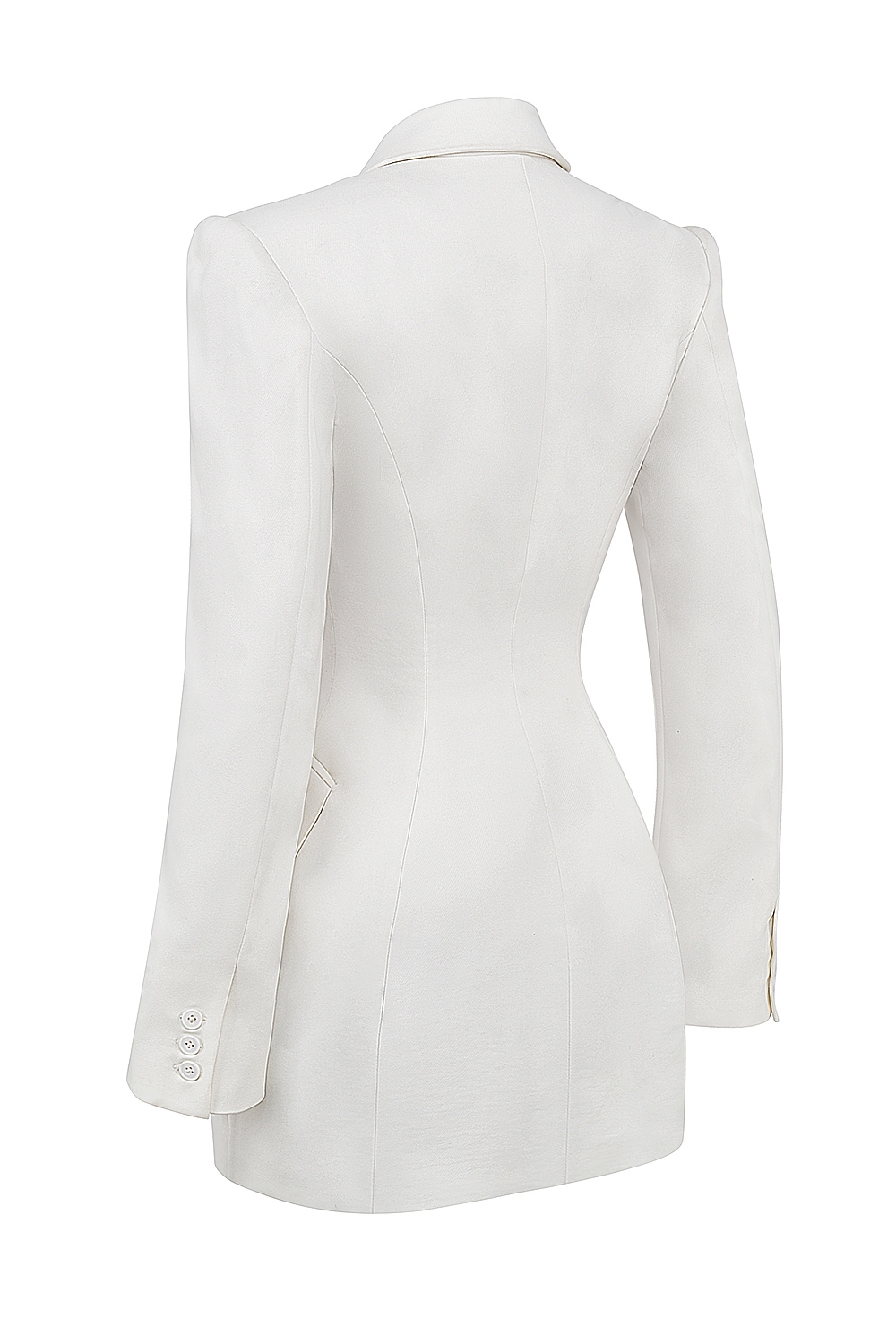 White Blazer Mini Dress