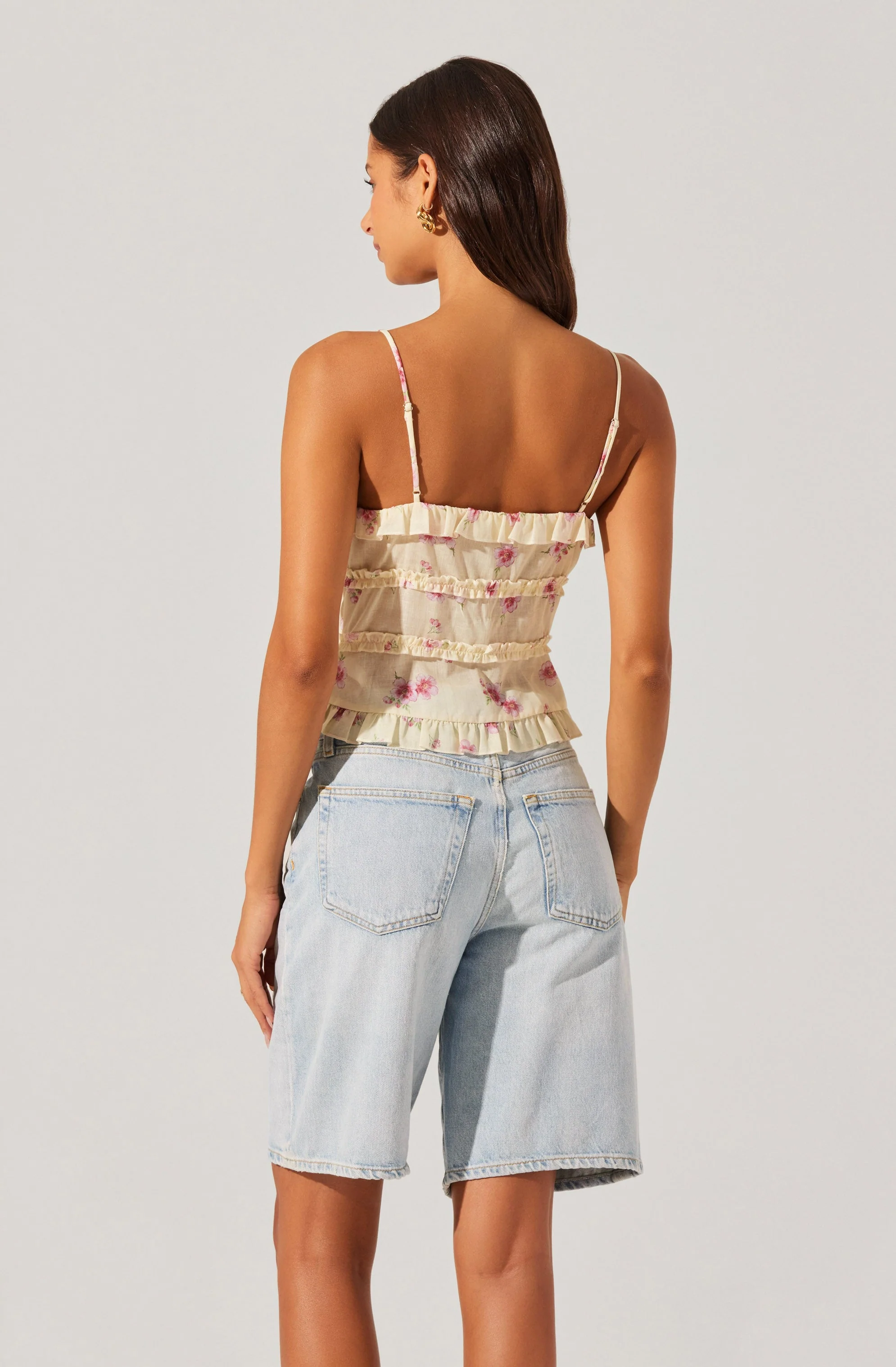 Islah Floral Tie-Front Top