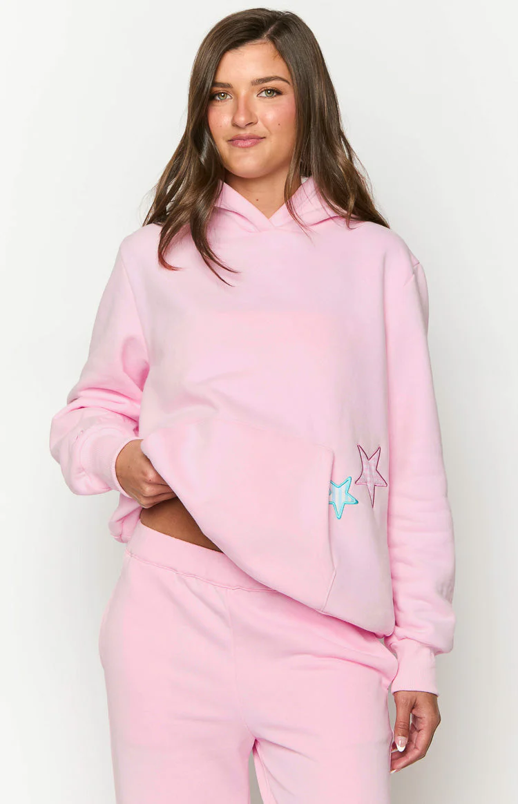 P.MAYO Pink Star Hoodie