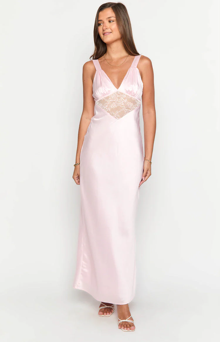 Nolan Light Pink Maxi Dress