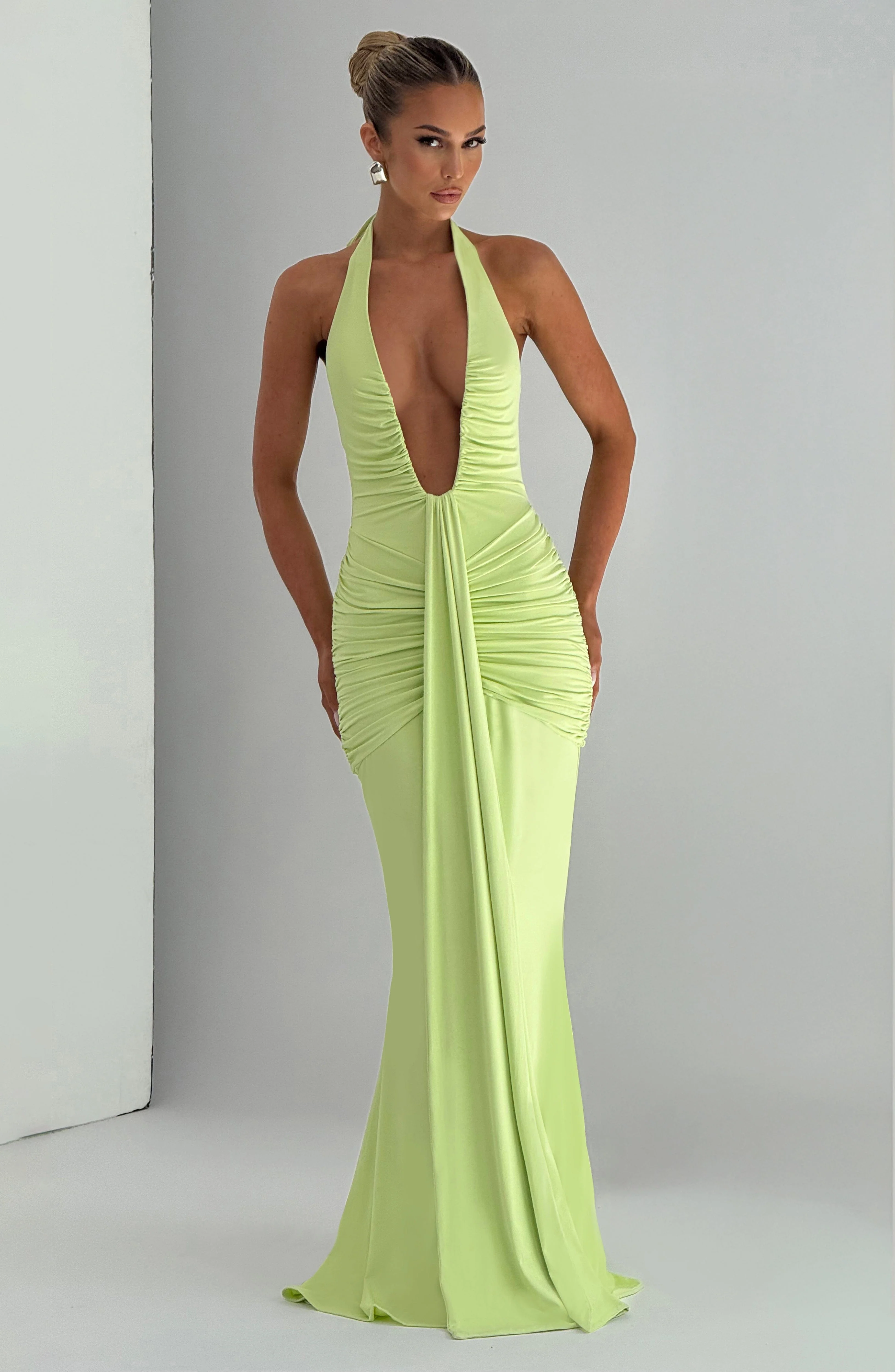 Rosetta Maxi Dress - Lime