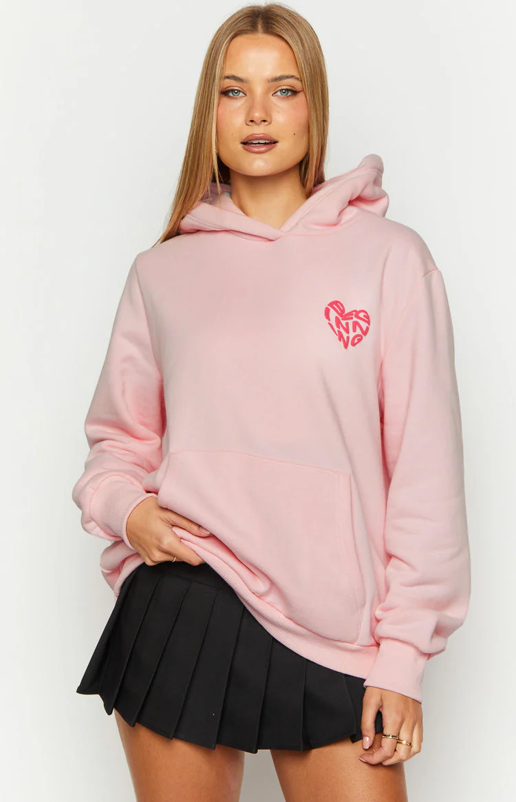 P.MAYO Pink Lovey Bubble Hoodie