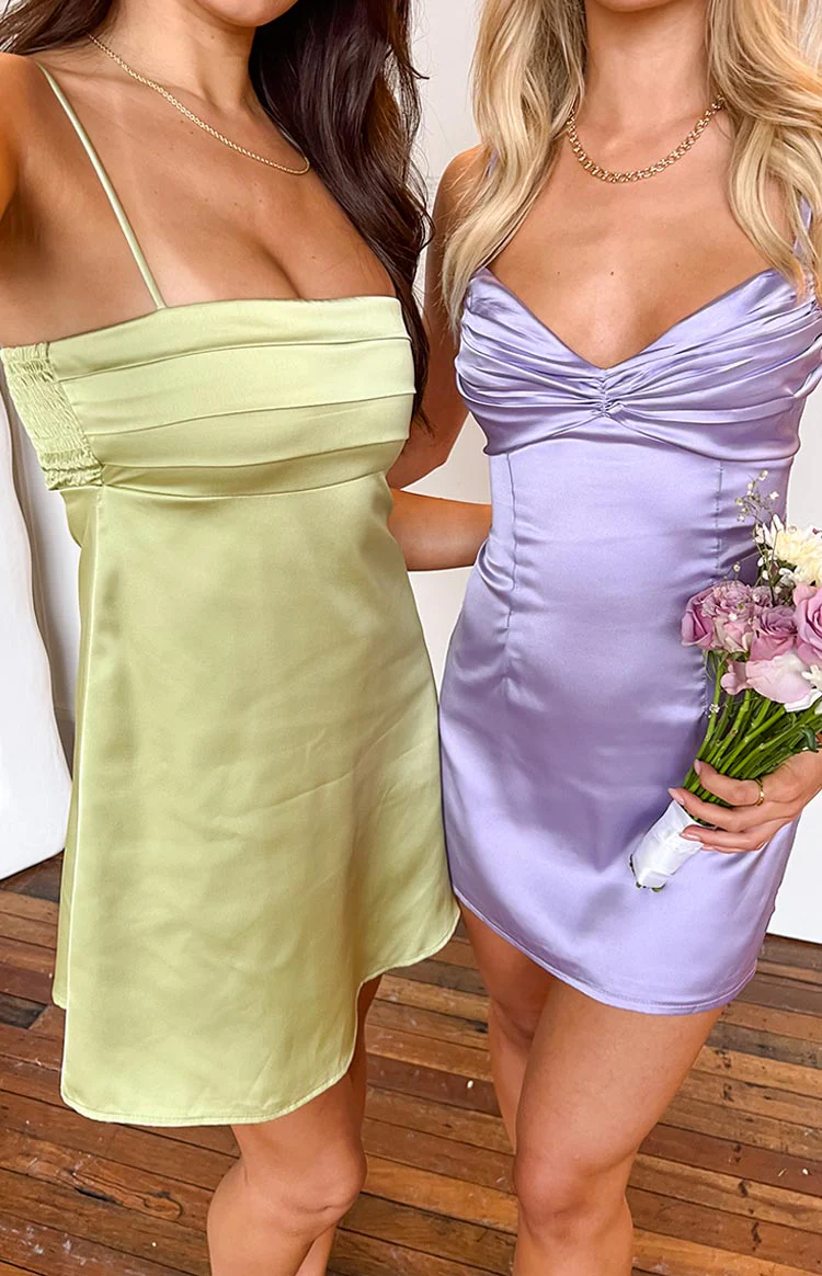 Chantell Sage Mini Dress
