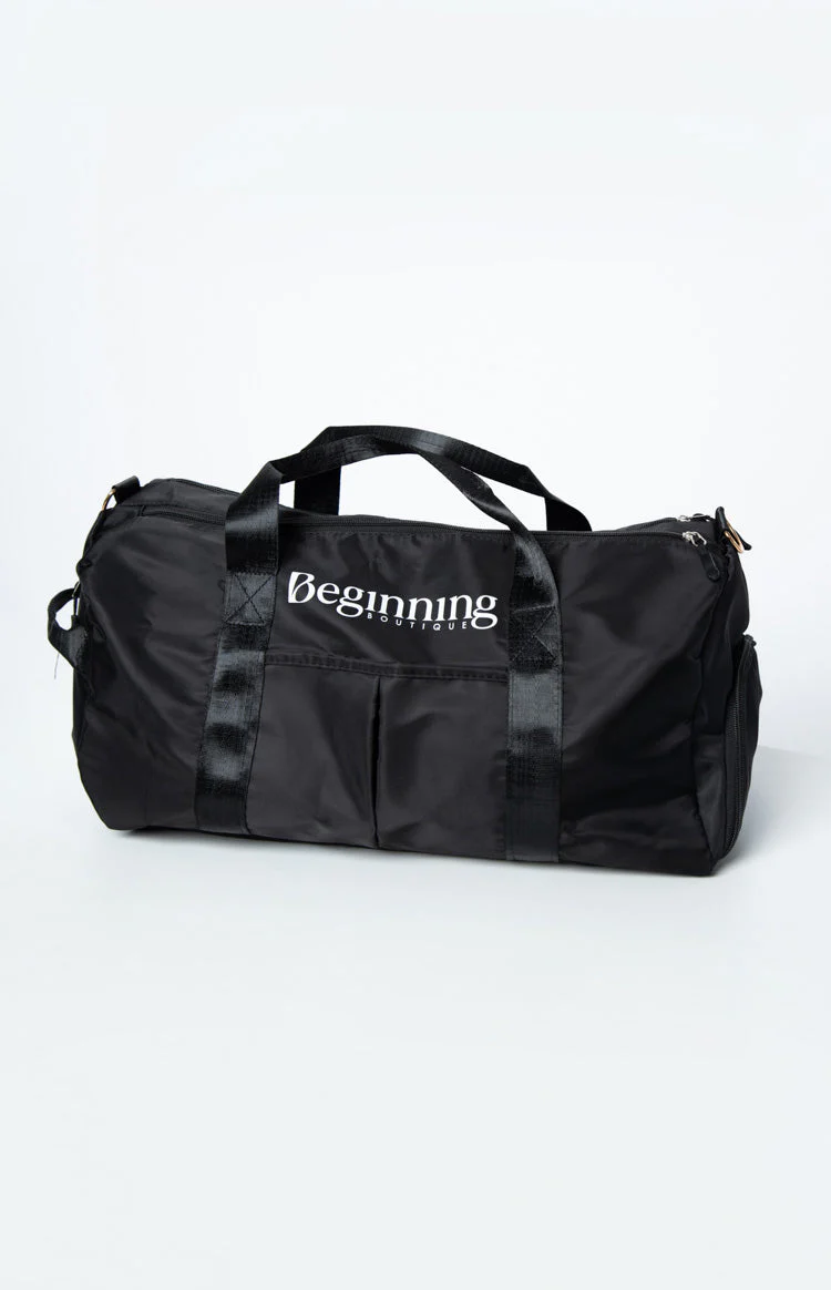 P.MAYO Boutique Black Gym Bag