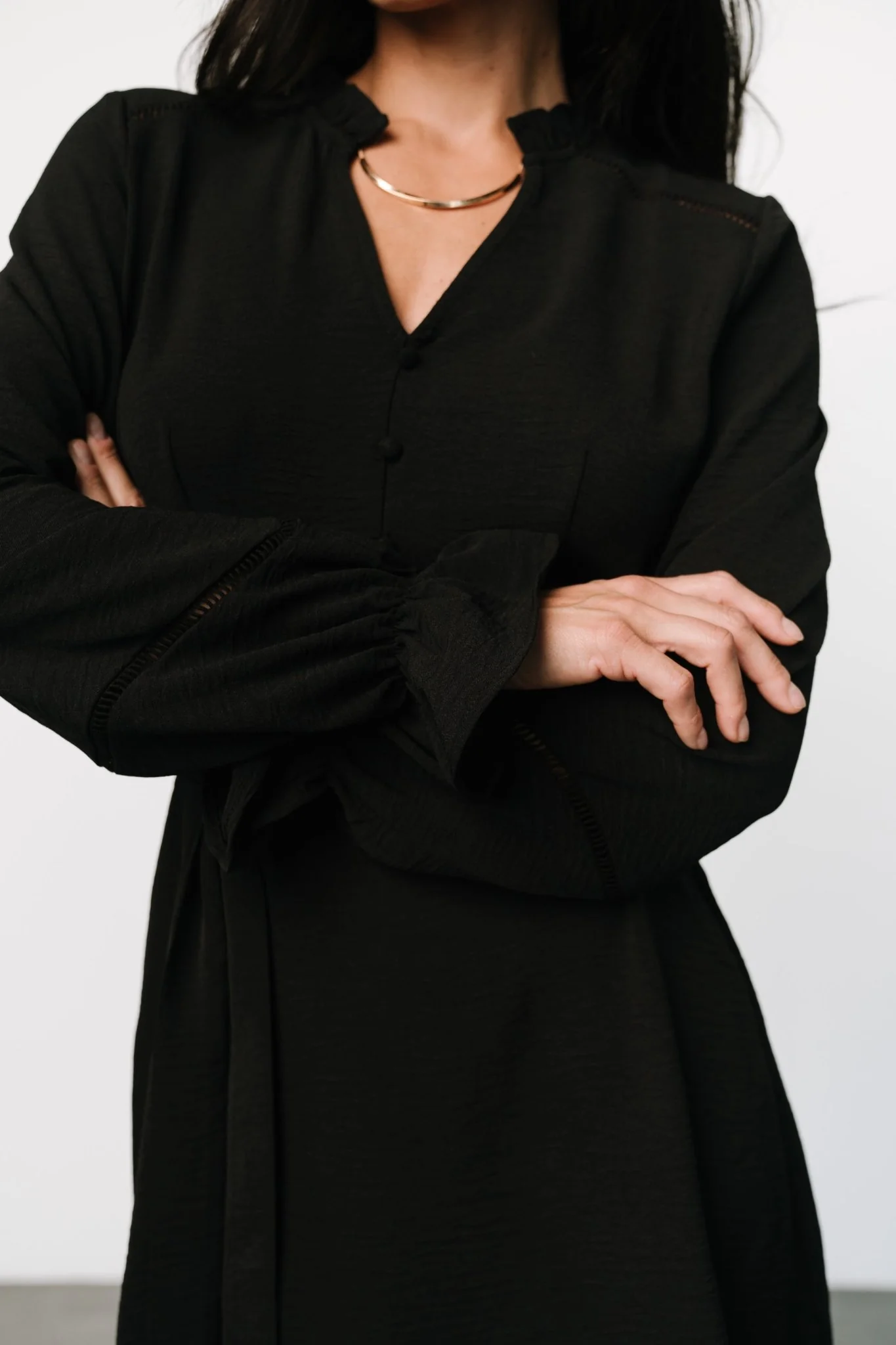 Lillia Short Dress | Black