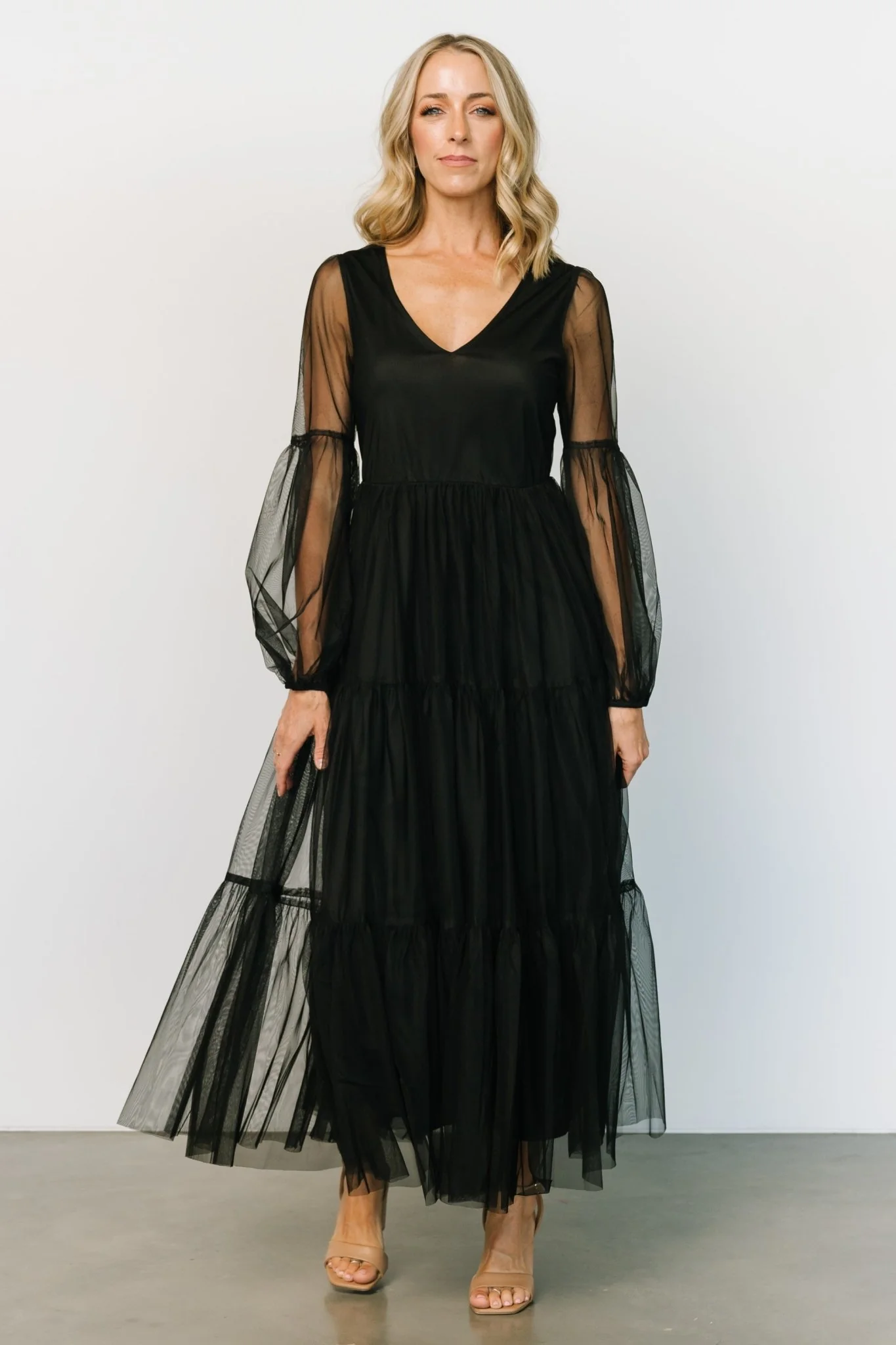 Hoffman Tulle Maxi Dress | Black