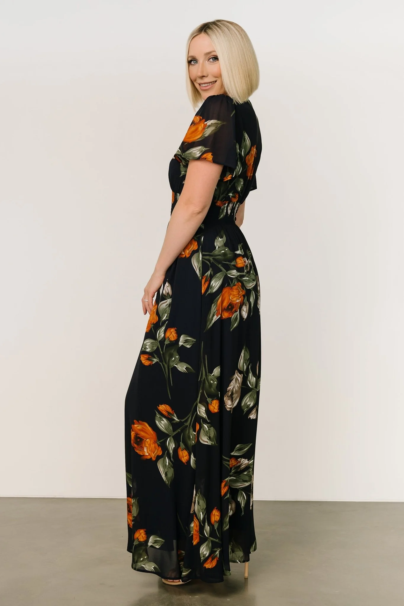 Birdie Maxi Dress | Midnight Navy Floral
