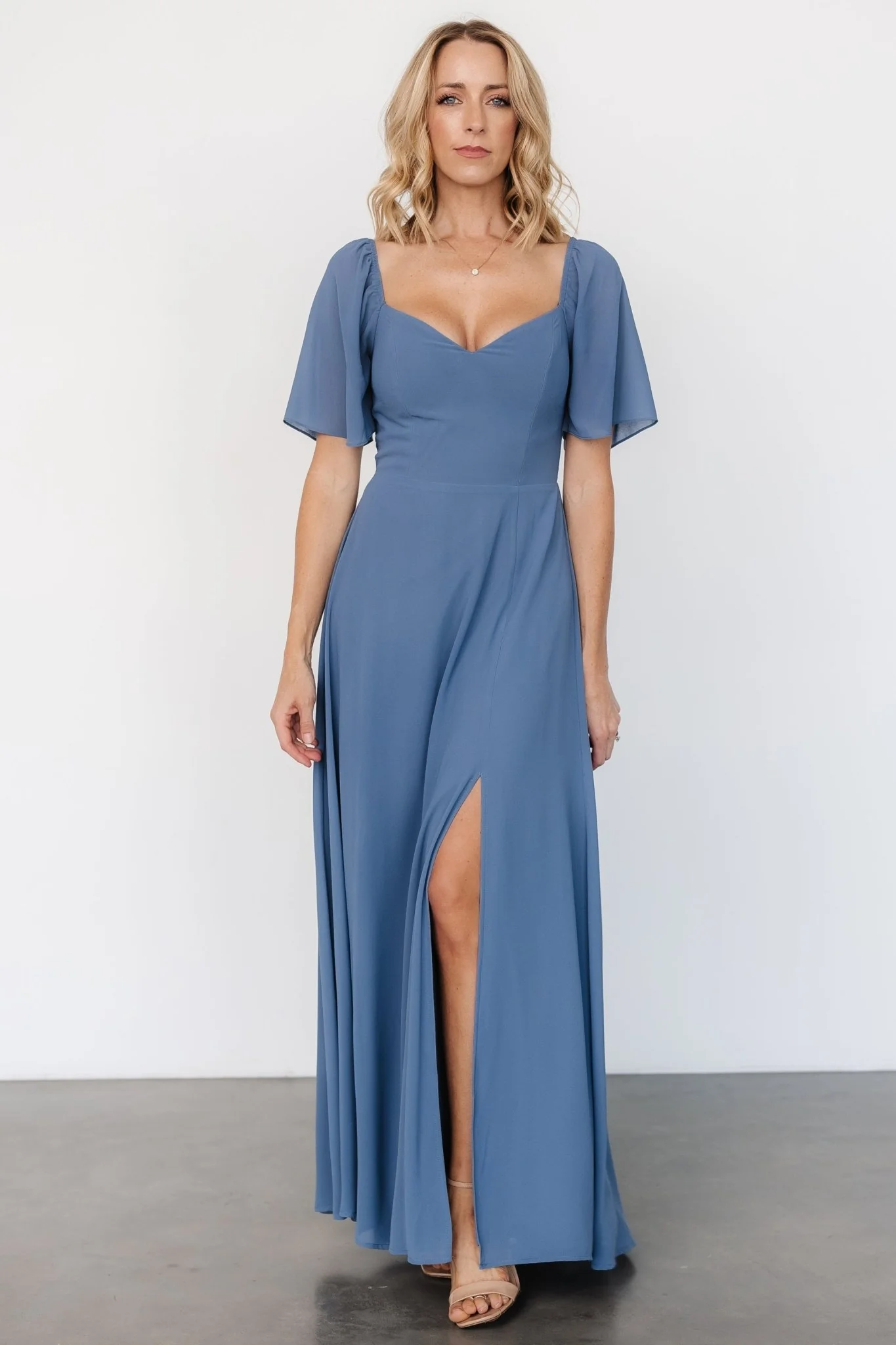 Sierra Sweetheart Maxi Dress | Whisper Blue