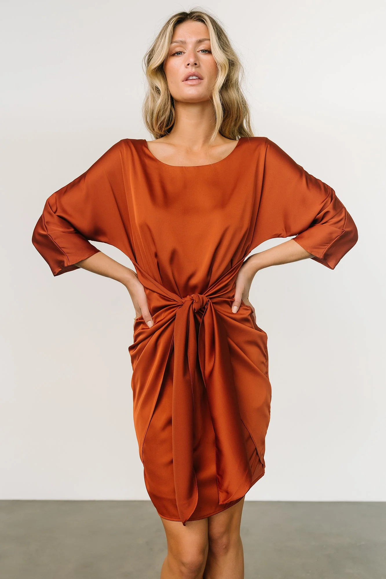 Theo Mini Dress | Copper