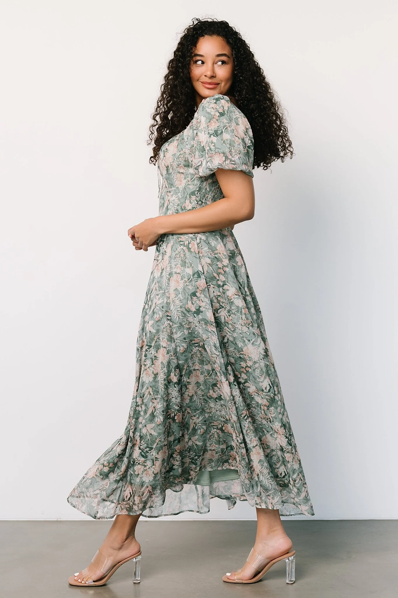 Raelynn Maxi Dress | Sage Floral