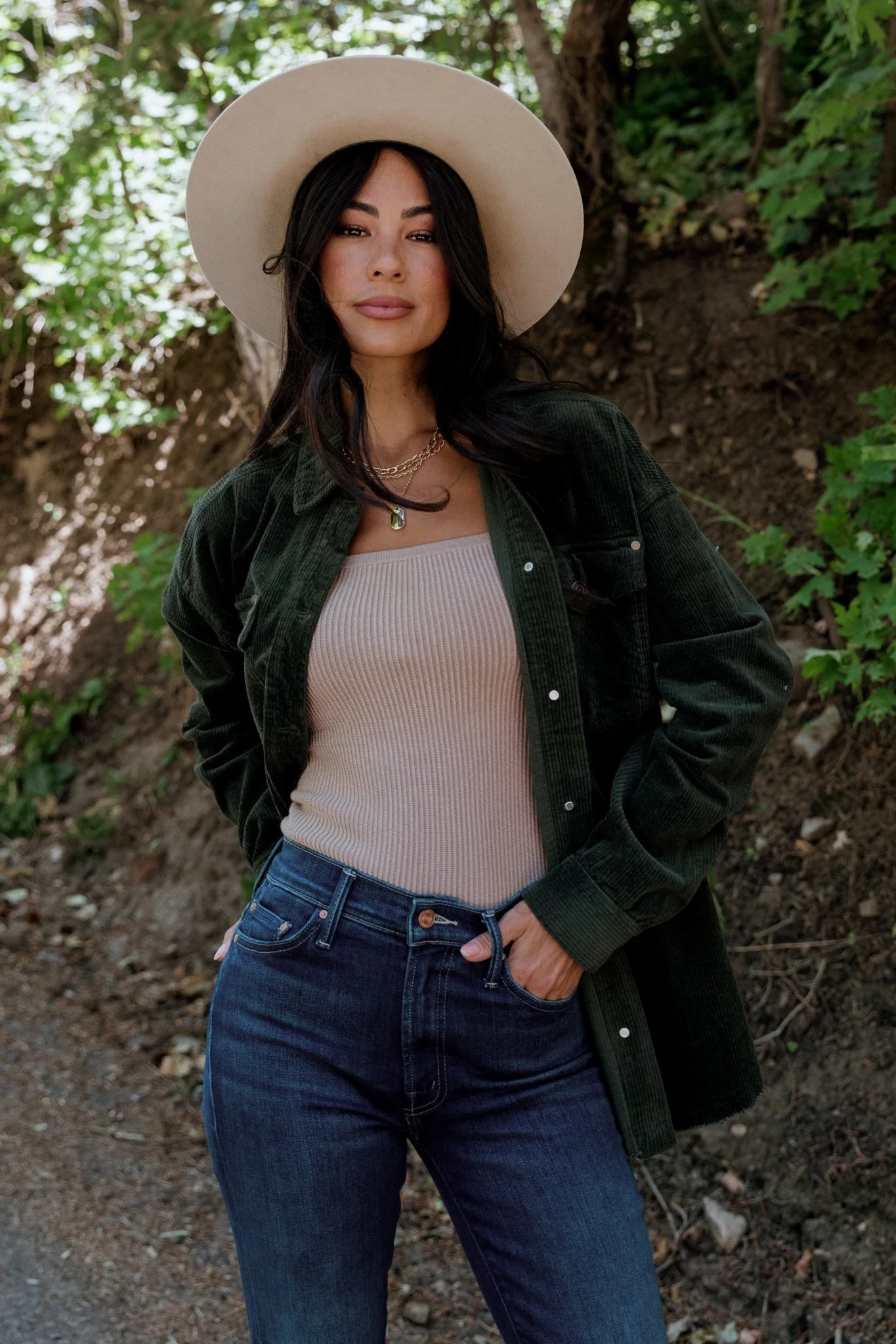 Greeley Corduroy Jacket | Deep Green