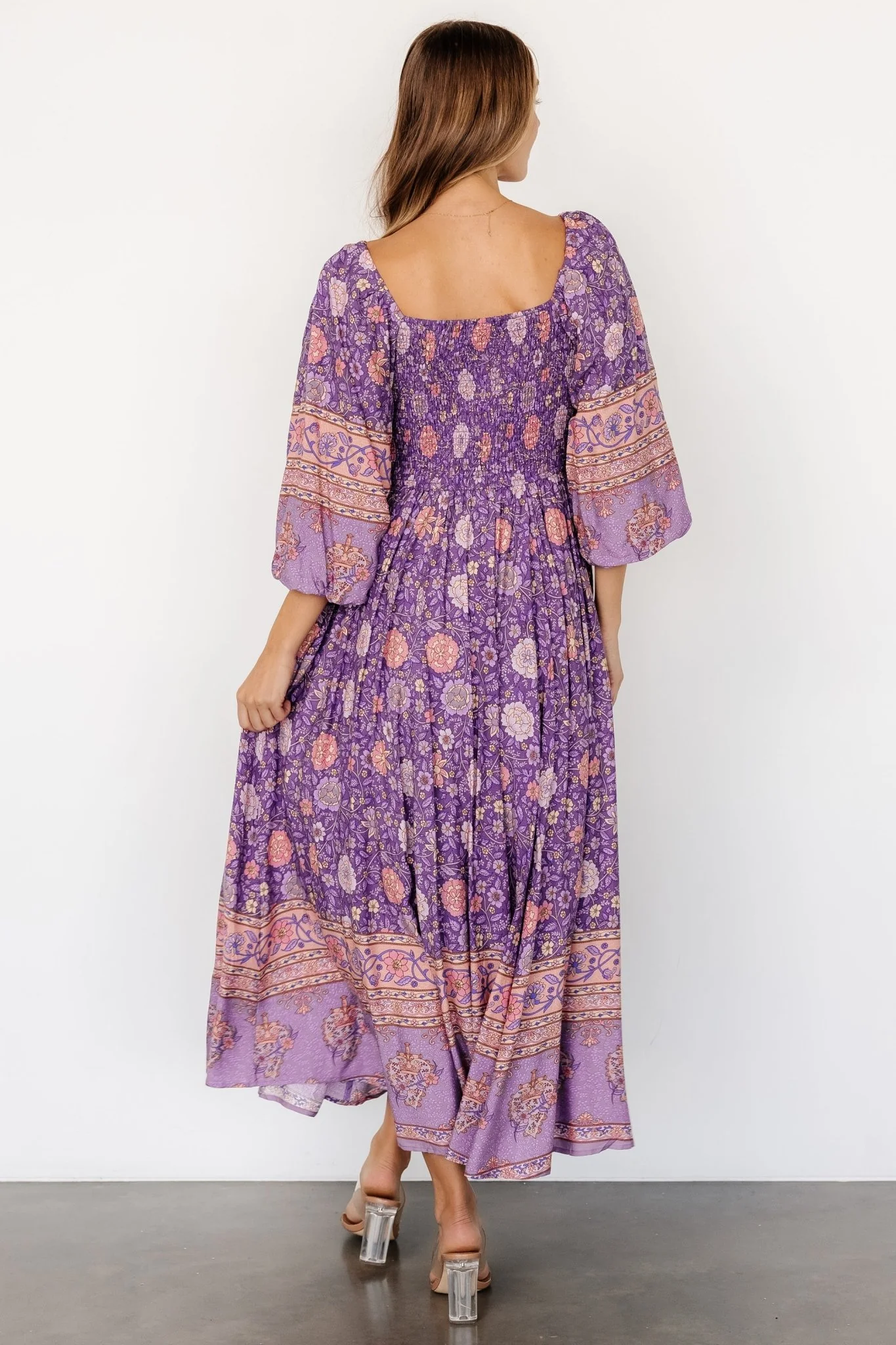 Trixie Dress | Purple Multi