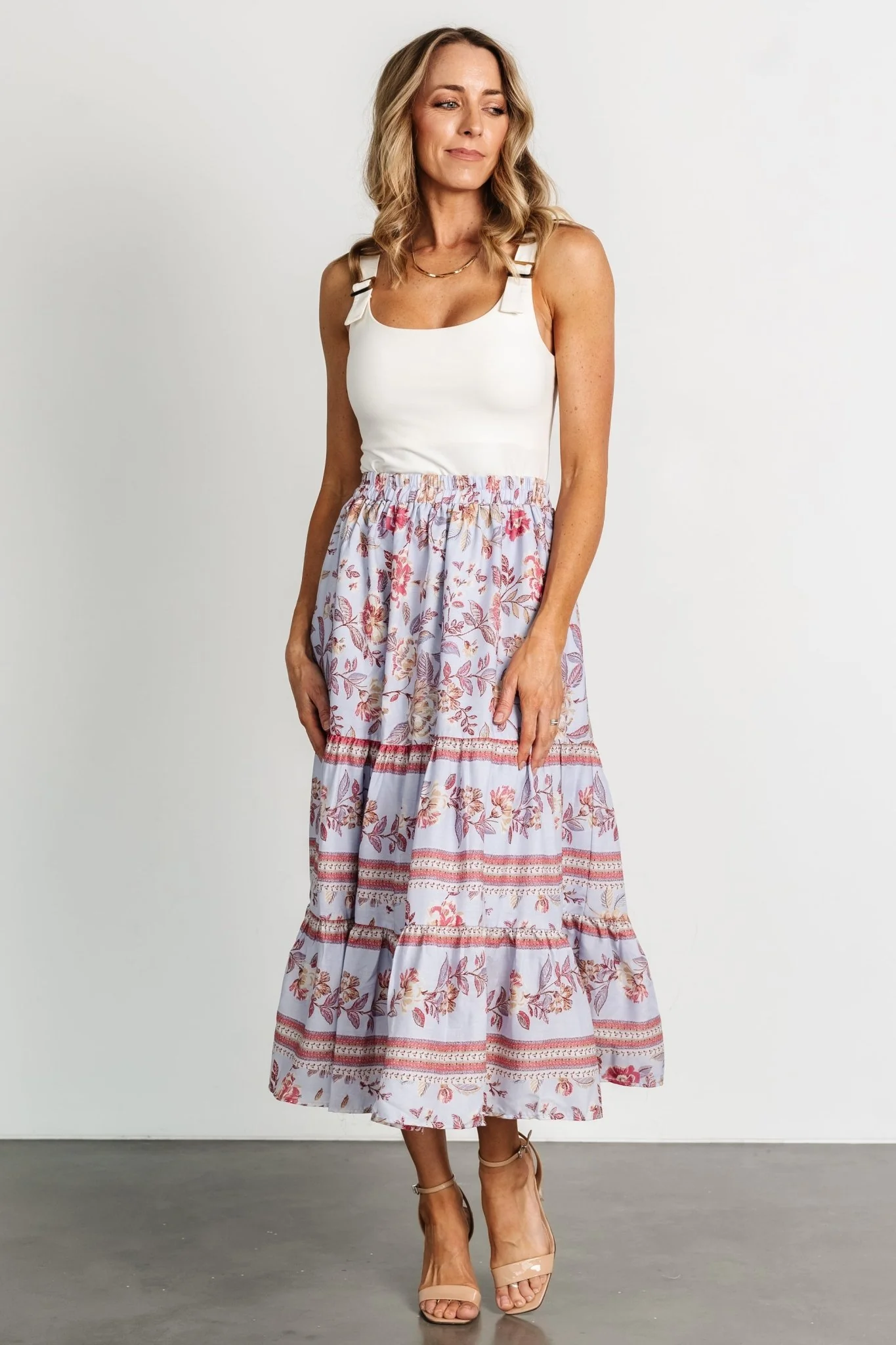 Meg Skirt | Periwinkle Multi