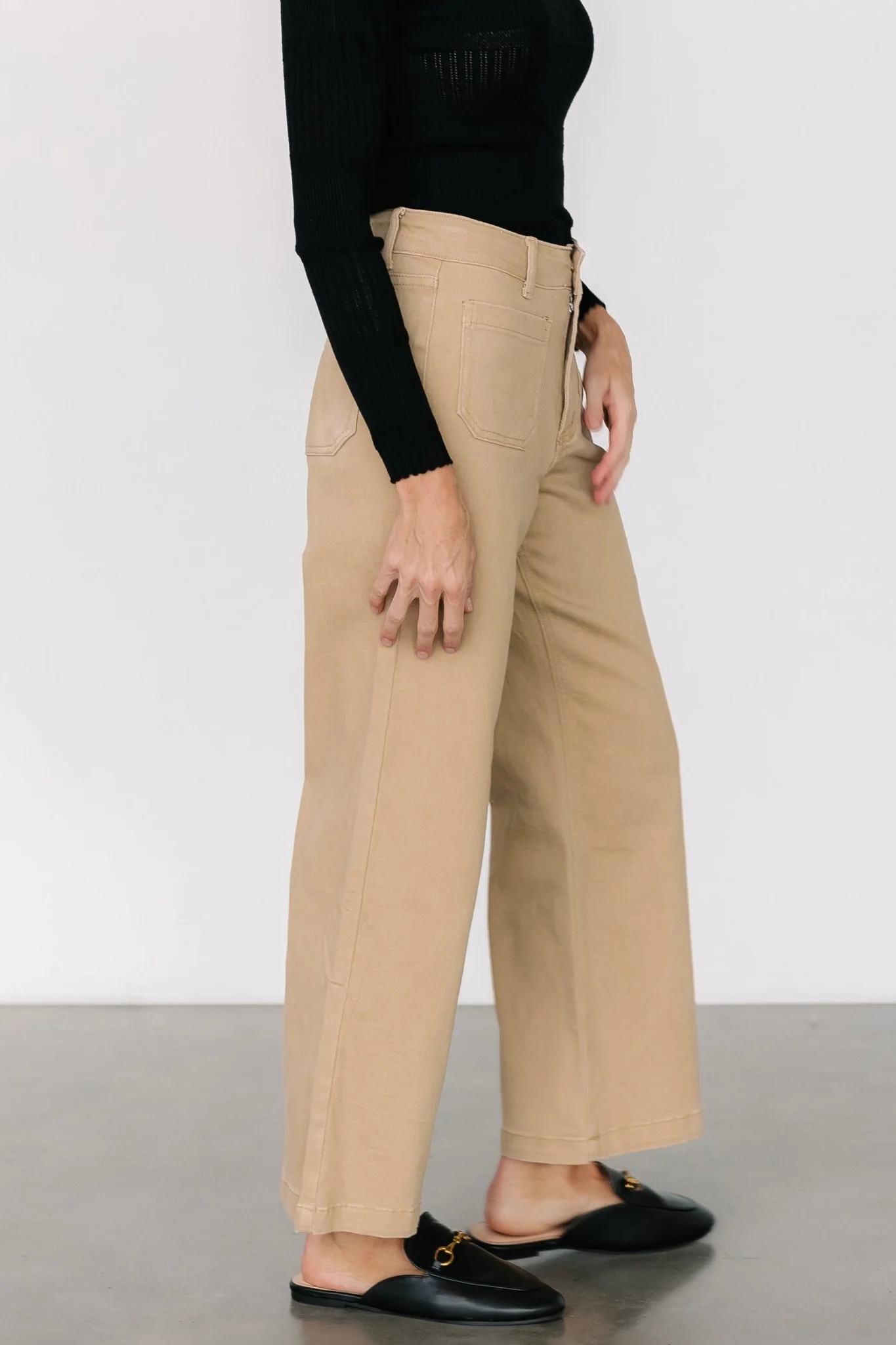 Polli Patch Pocket Pants | Tan