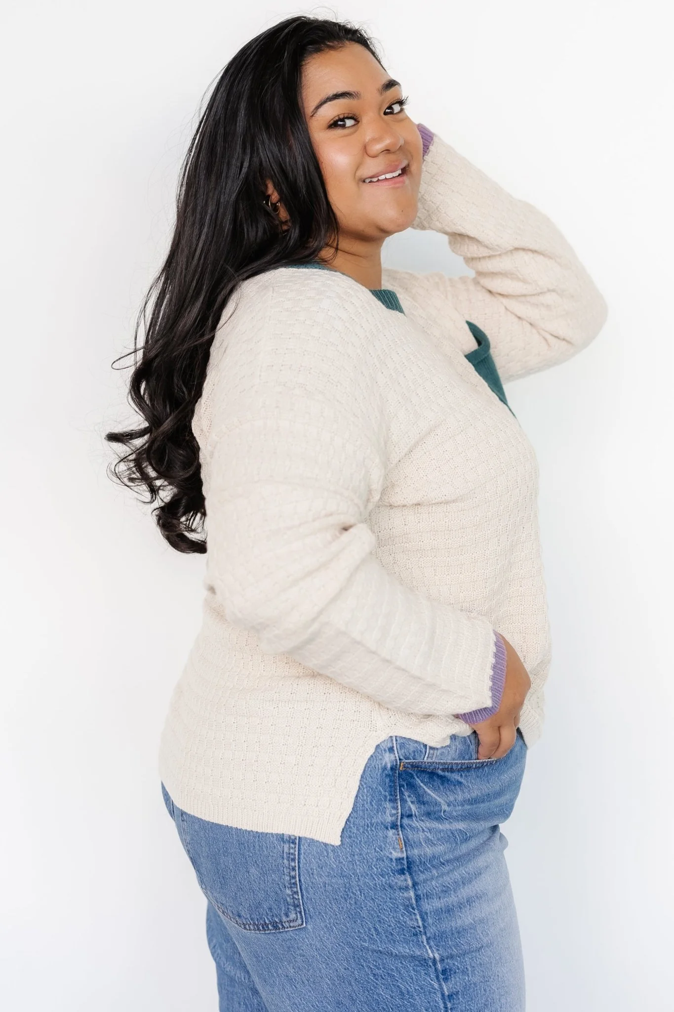 Brixton Weave Sweater | Oatmeal