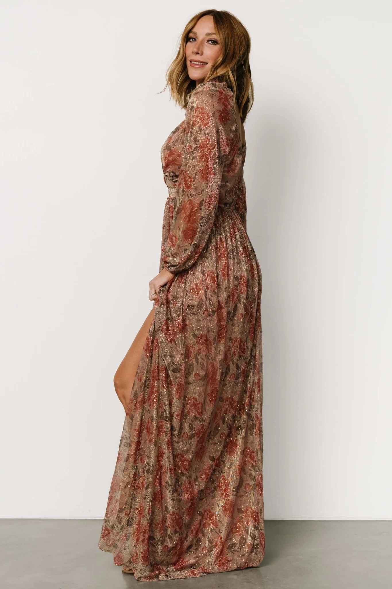 Kirsi Maxi Dress | Rose Floral