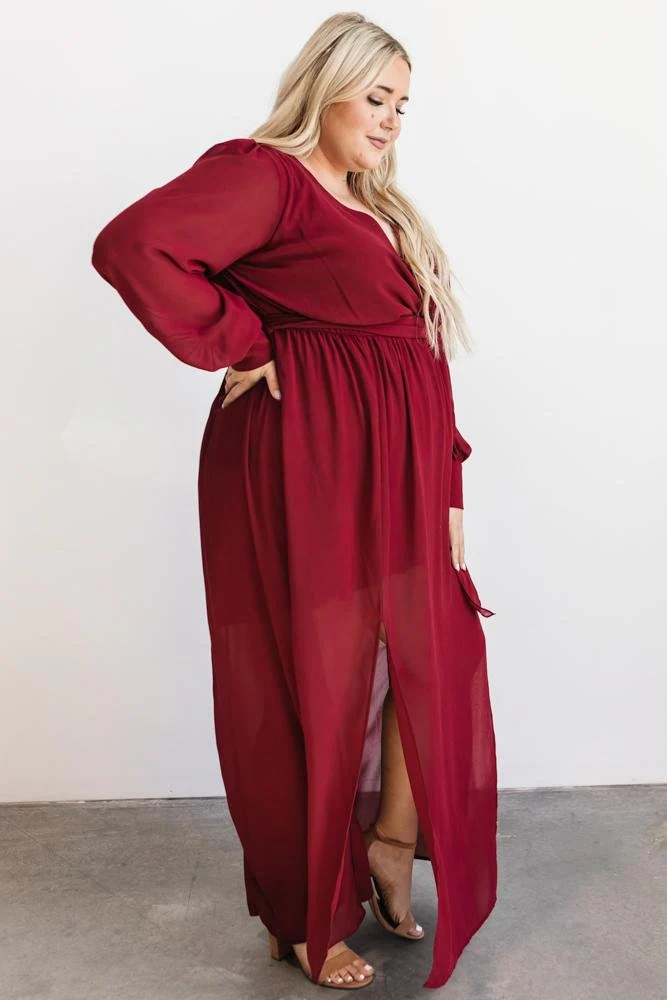 Celine Maxi Dress | Wine