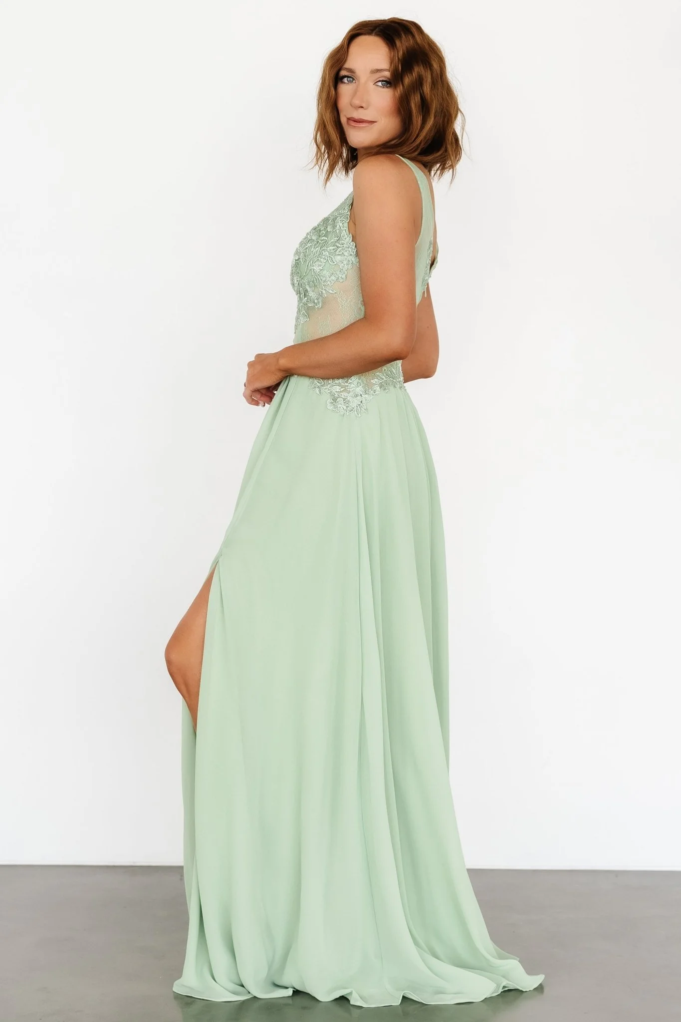 Konstantina Gown | Sage