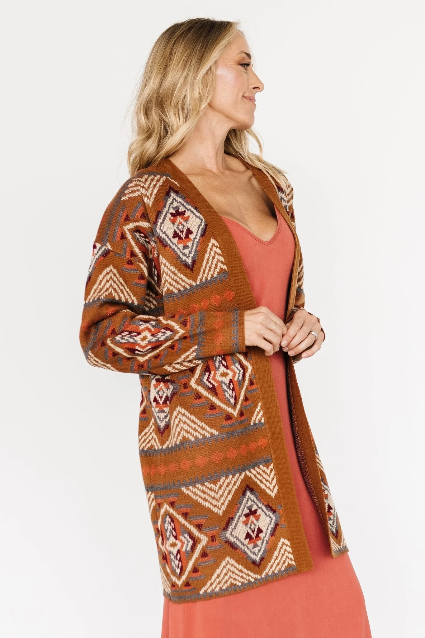 Billings Knit Cardigan | Spice Multi