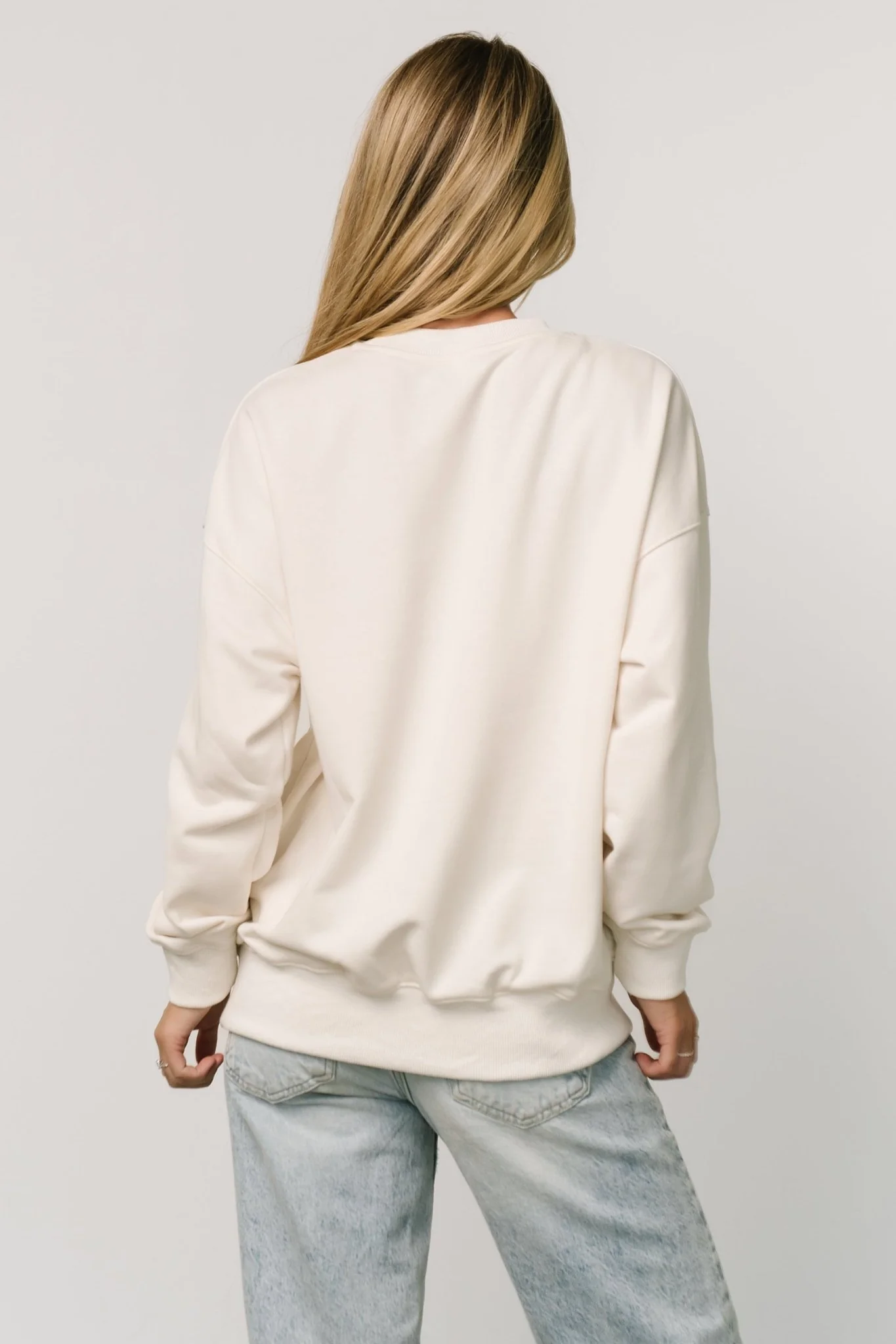 USA Oversized Sweatshirt | Ivory