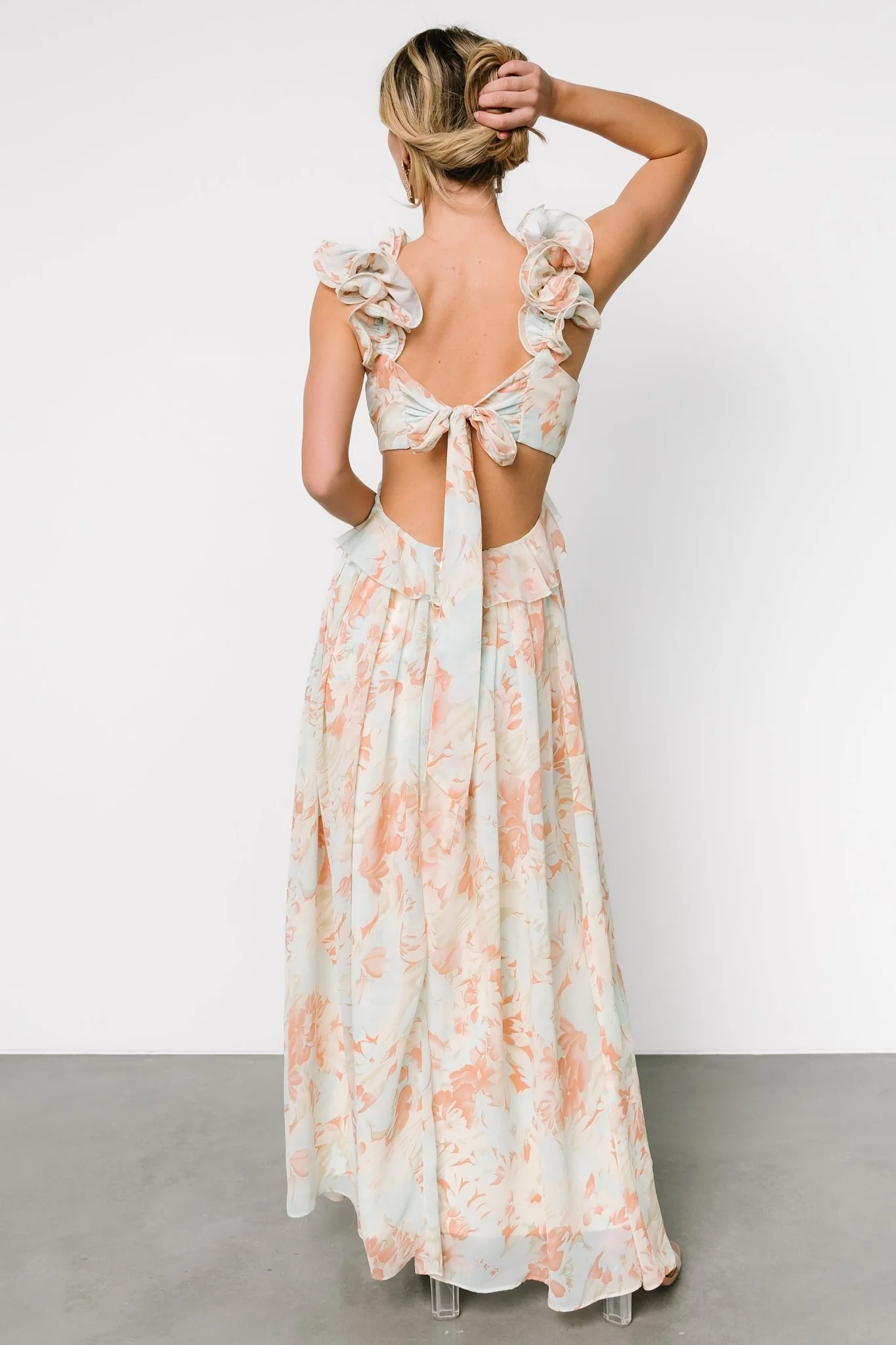 Brigitta Maxi Dress | Mint Floral