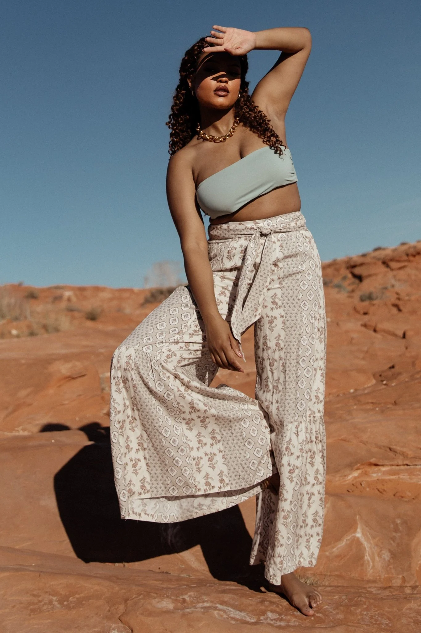 San Sebastian Pants | Tan Multi