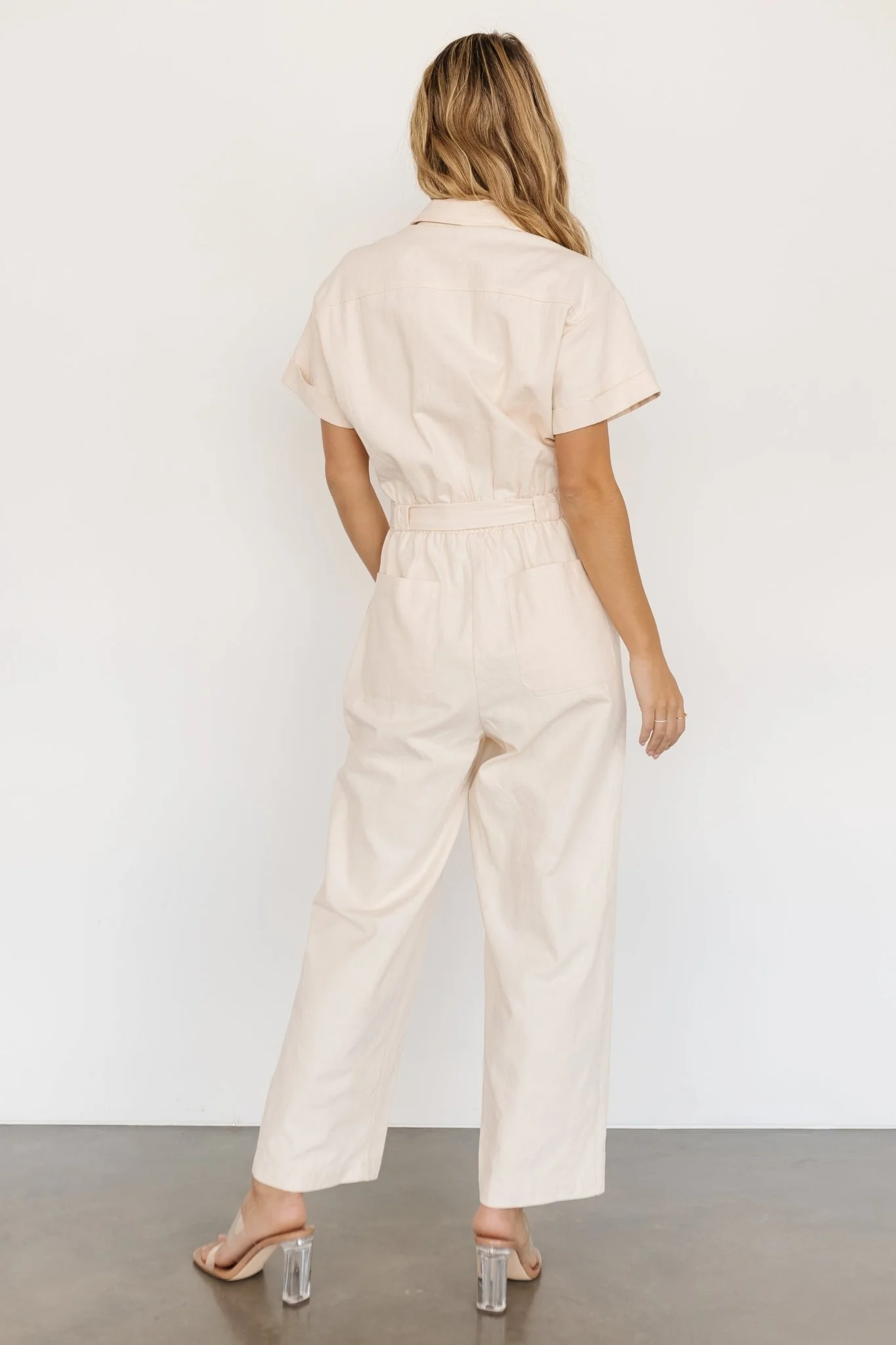 Newport Jumpsuit | Cream