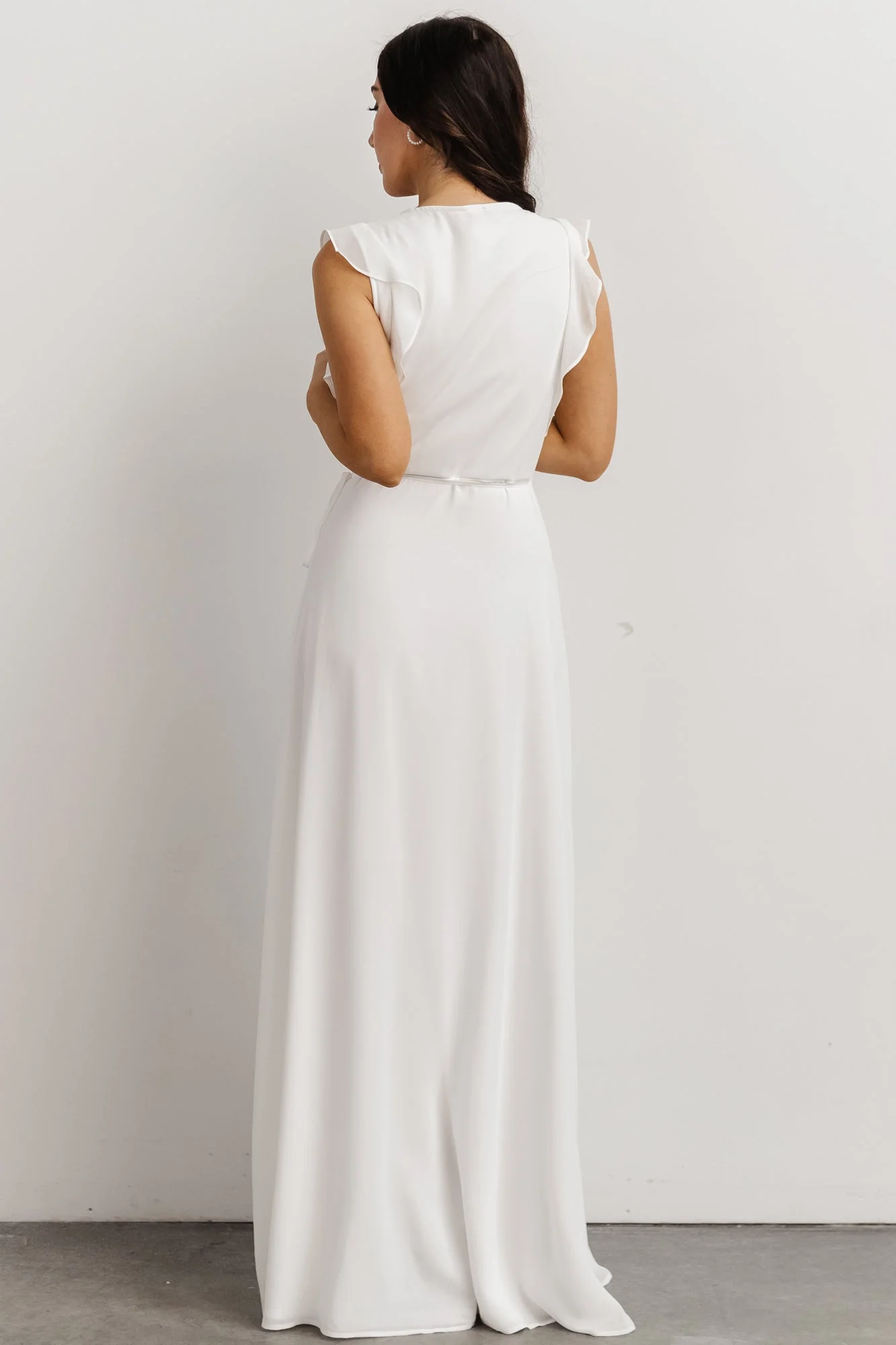 Saya Wrap Maxi Dress | Off-White