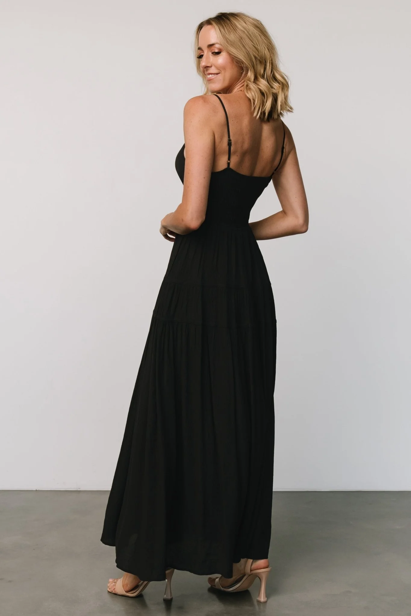 Lohan Tank Maxi Dress | Black