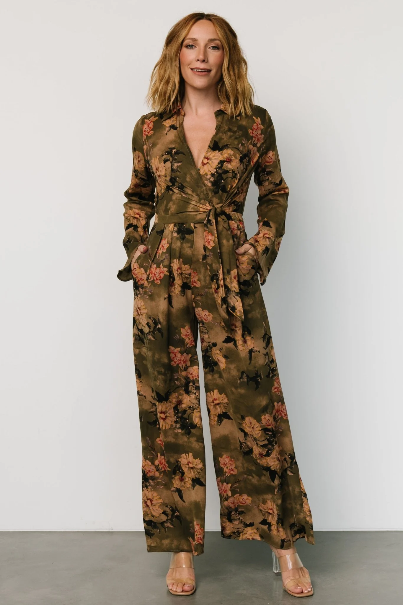 Henderson Jumpsuit | Olive Multi