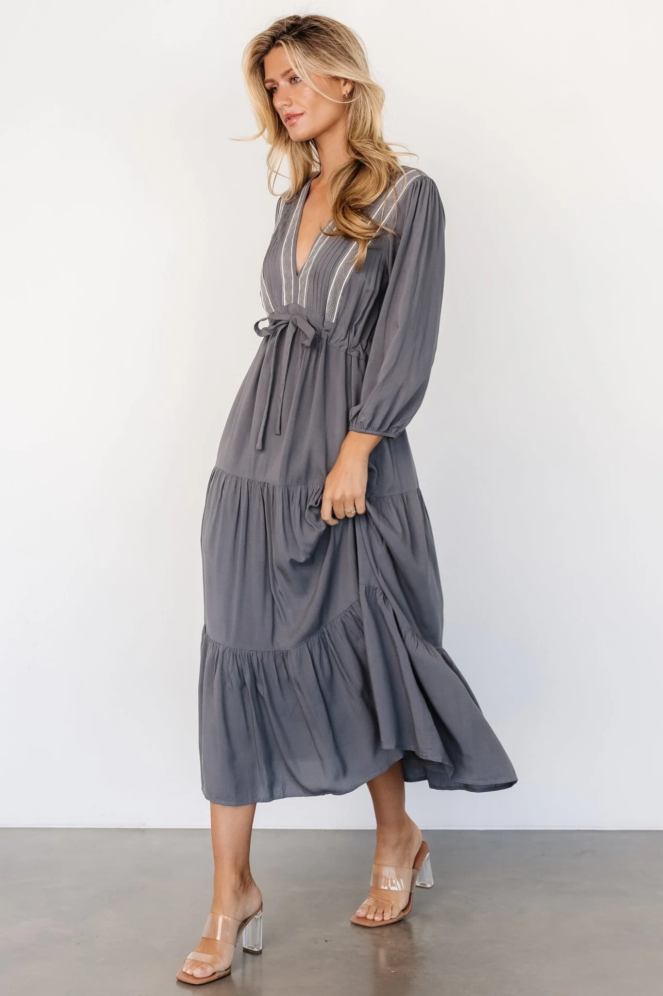 Antonia Dress | Dark Gray