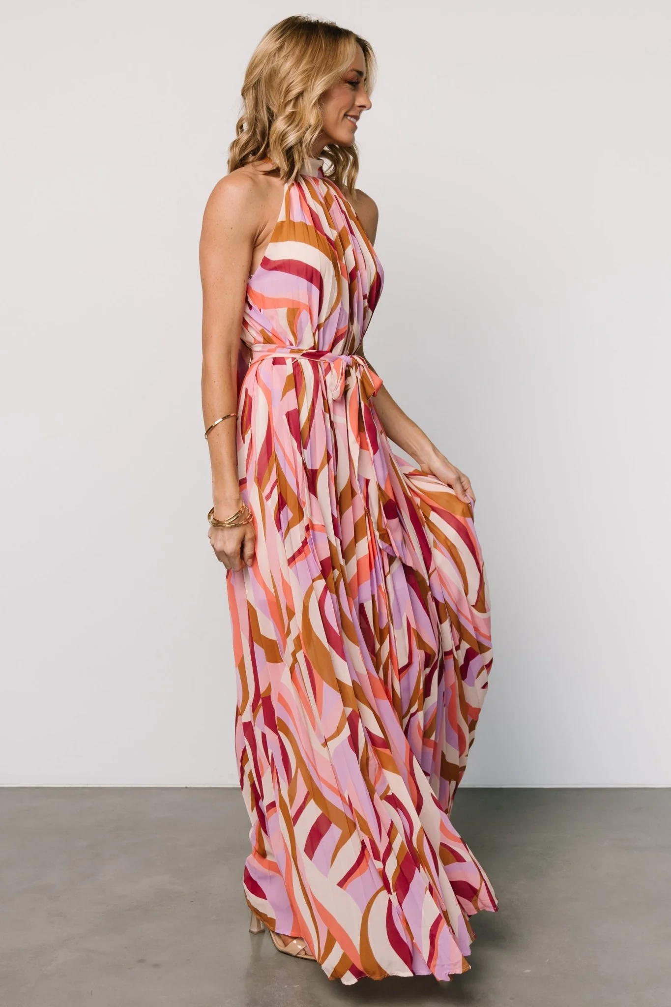 Rita Maxi Dress | Lavender Multi Print