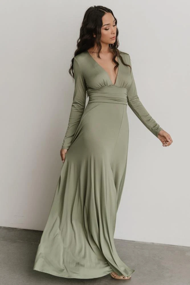 Arianna Maxi Dress | Dusty Sage