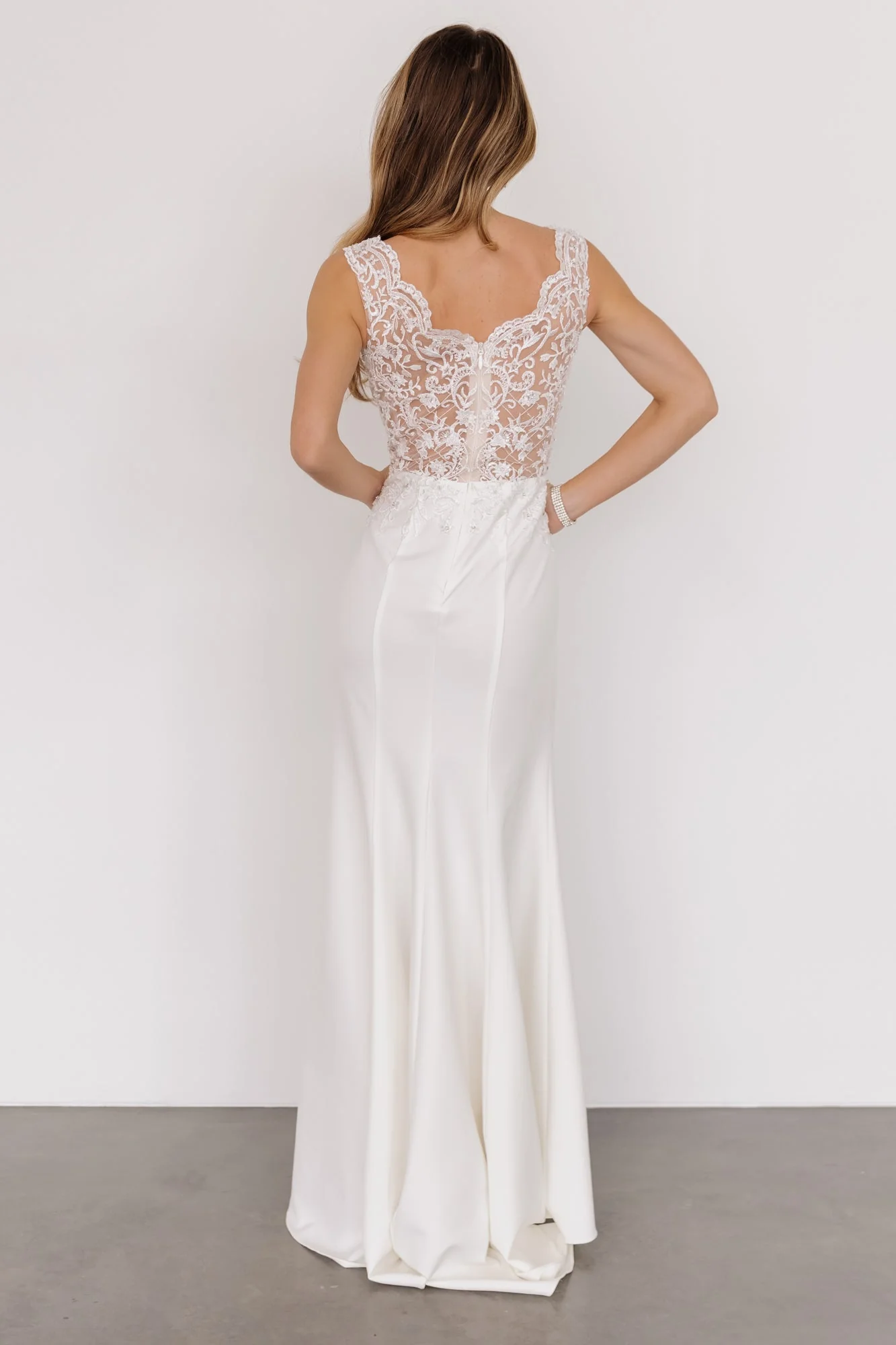 Adoration Bridal Gown | Beige + Ivory