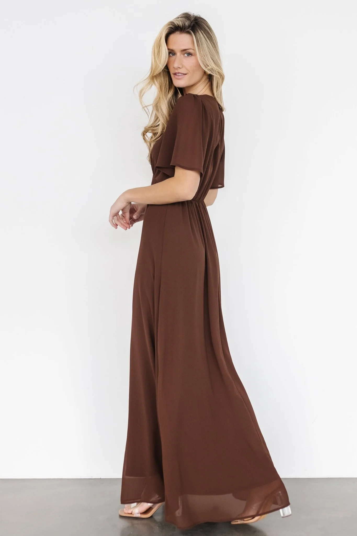 Esti Maxi Dress | Espresso