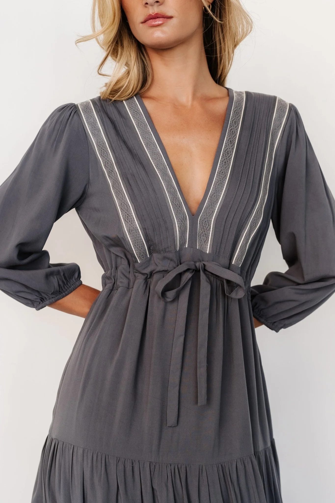 Antonia Dress | Dark Gray